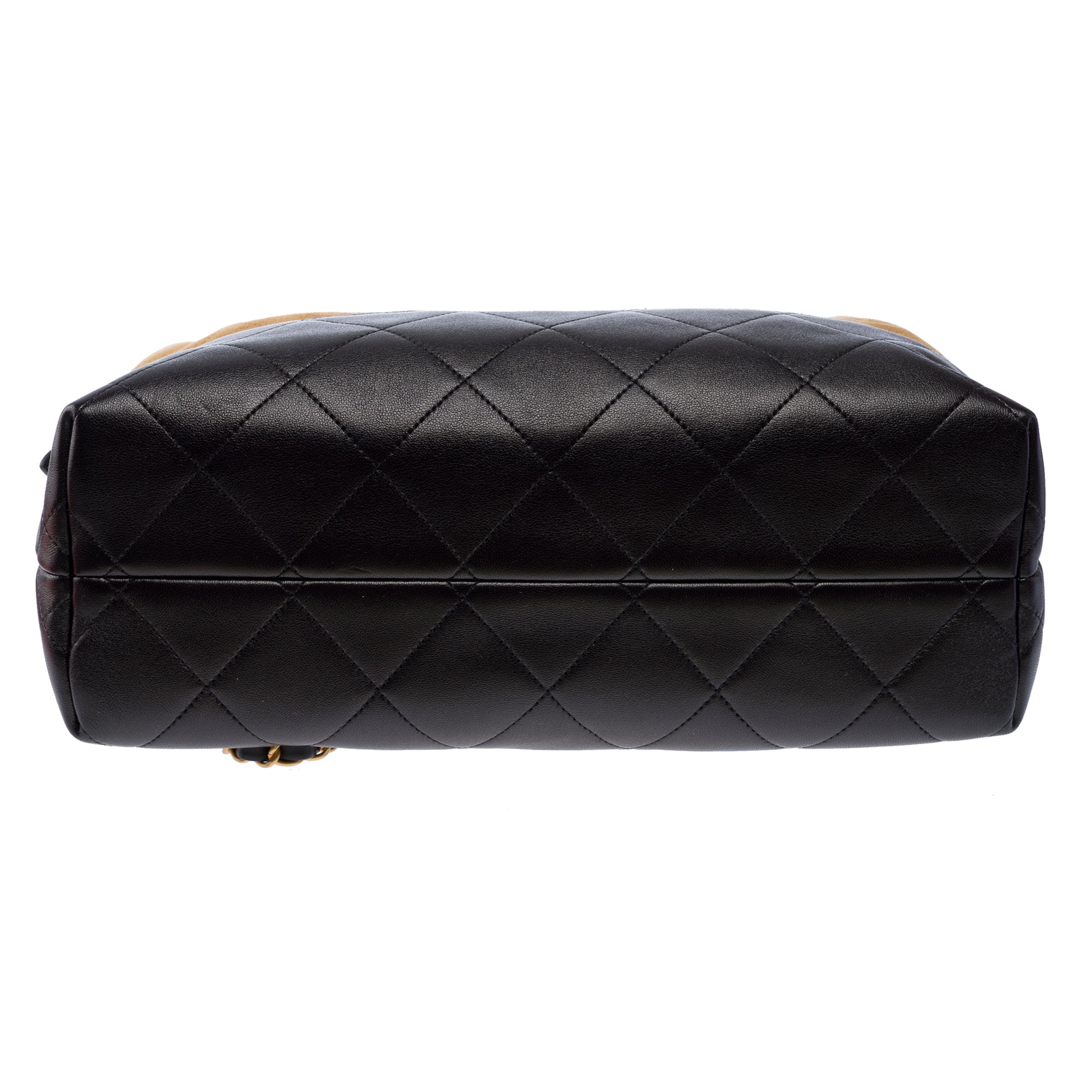 Sac CHANEL en Suède Beige - 103487