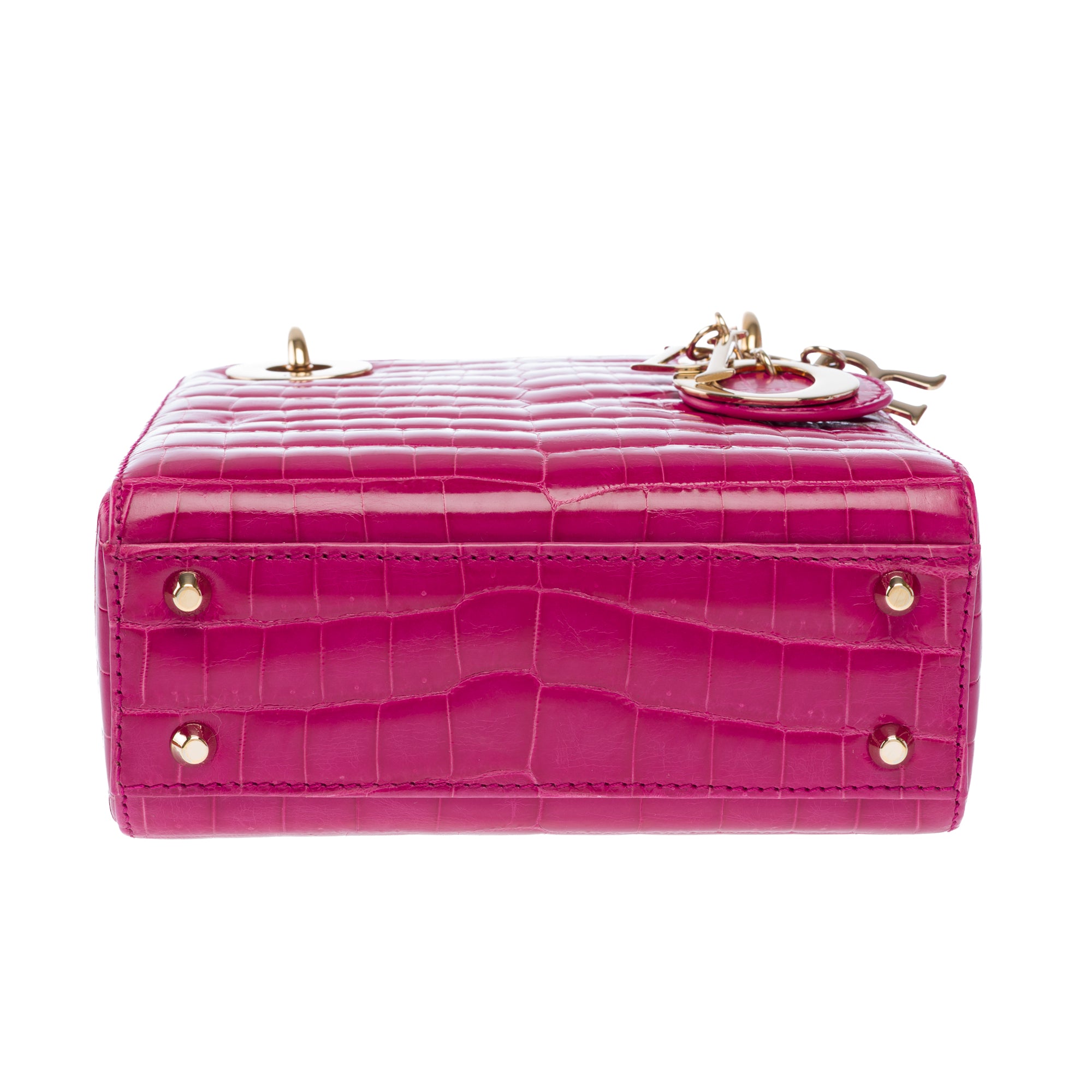 Sac DIOR Lady Dior en Crocodile Rose - 103491