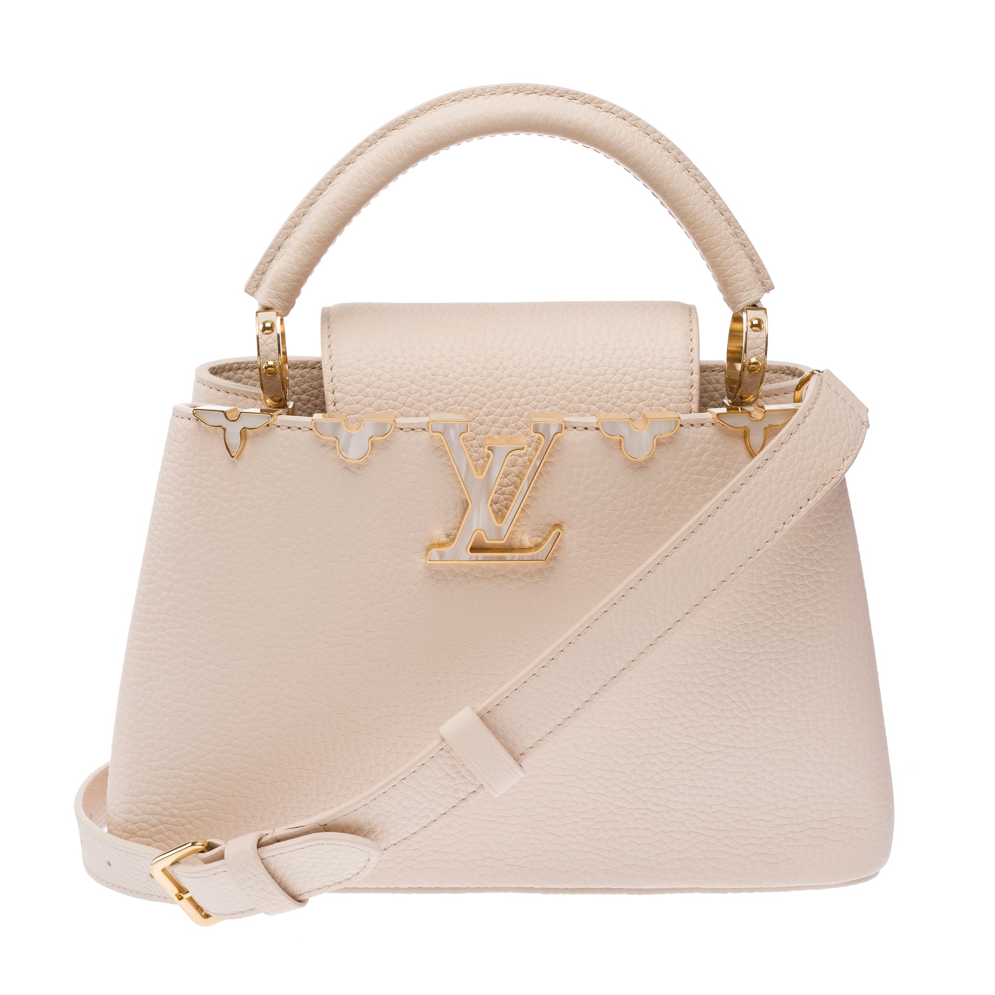 Sac LOUIS VUITTON Capucines en Cuir Rose - 103496