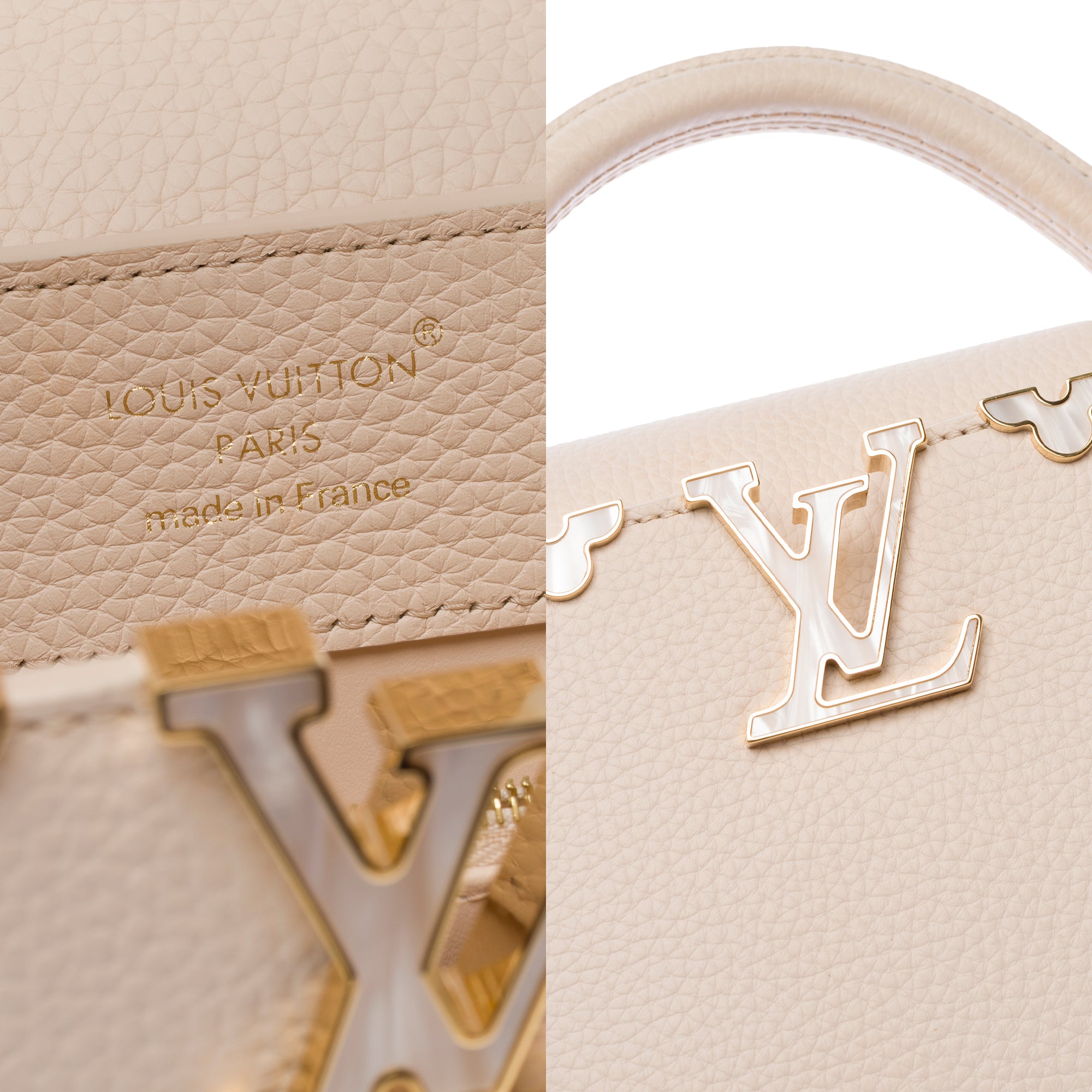 Sac LOUIS VUITTON Capucines en Cuir Rose - 103496