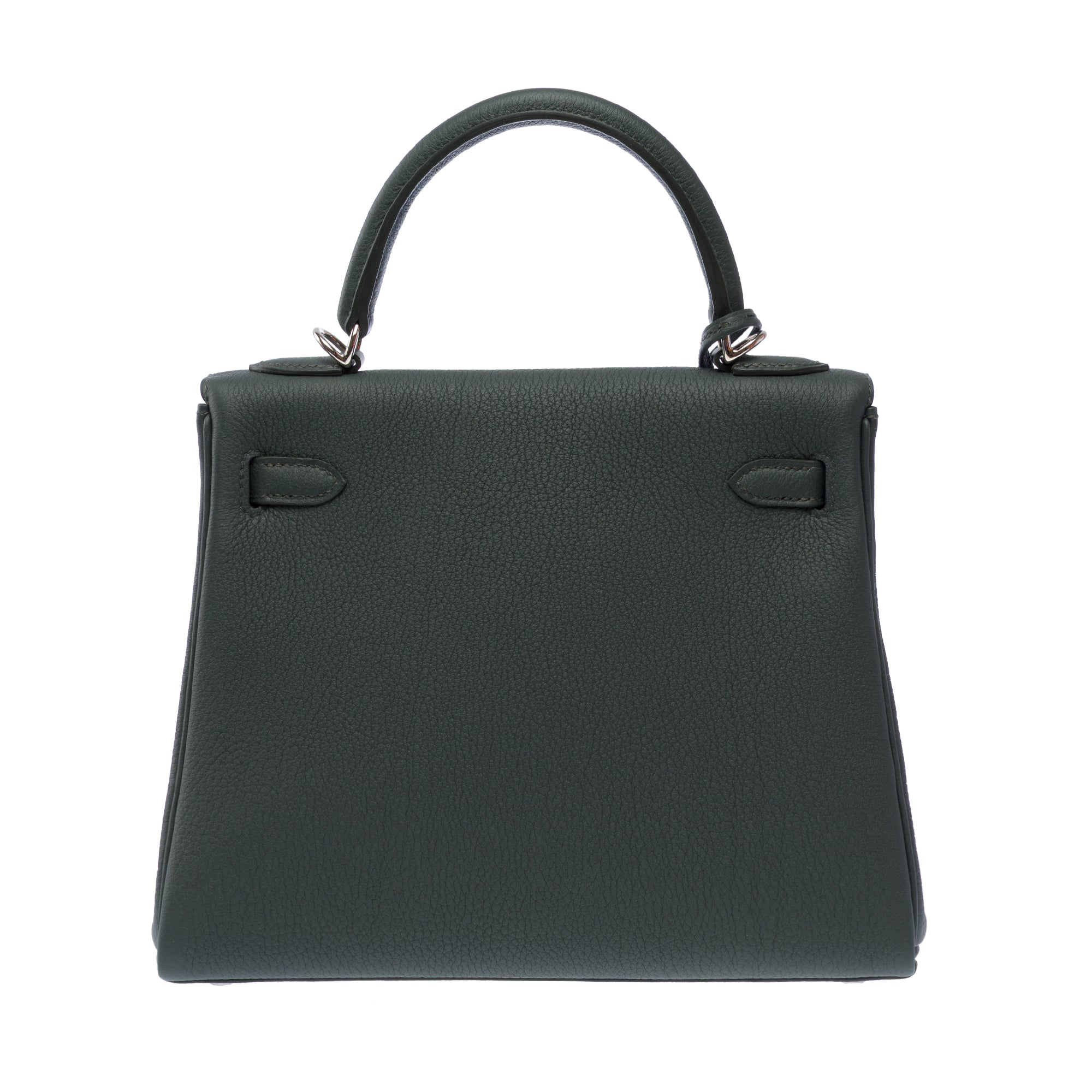 Sac HERMES Kelly 25 en Cuir Vert - 103493