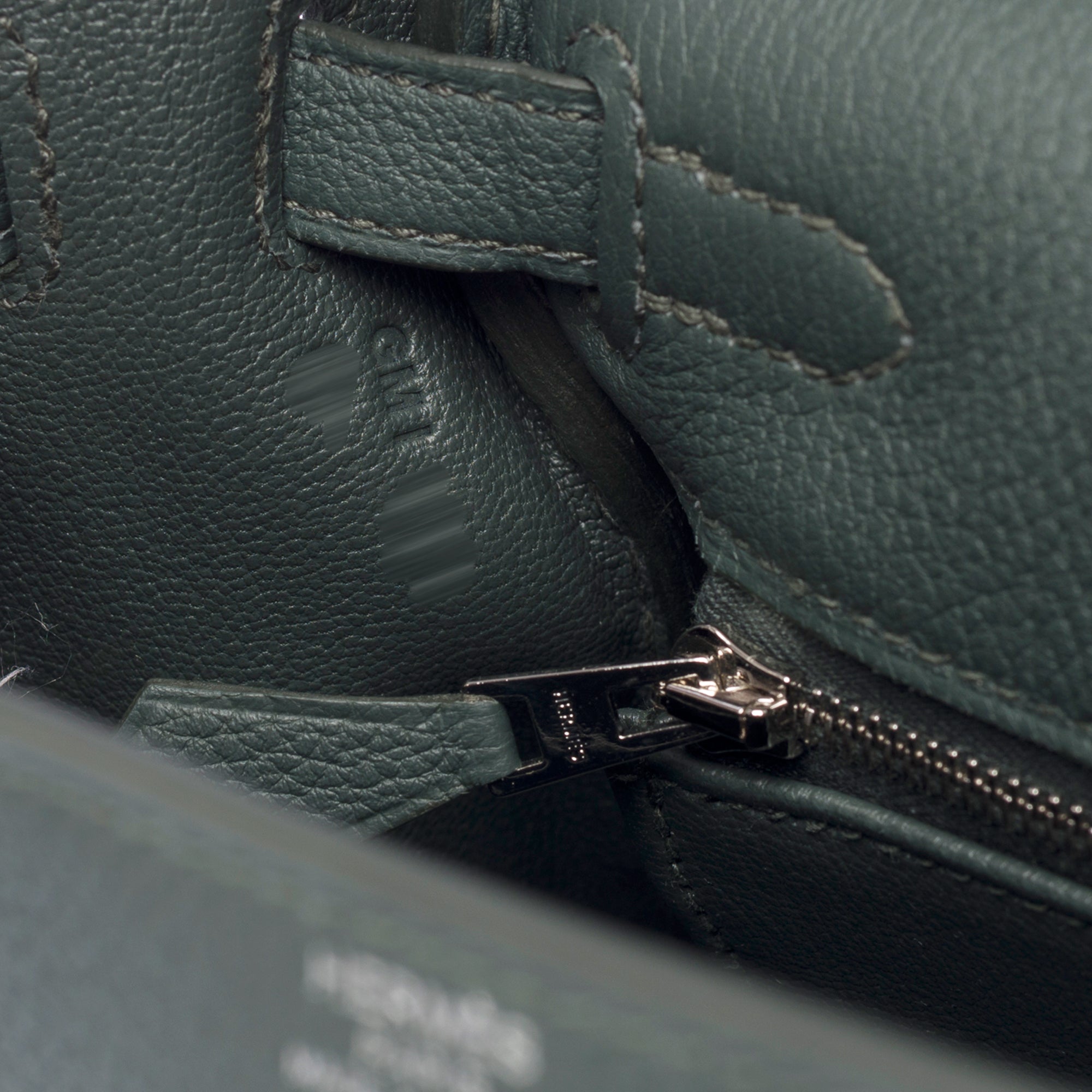 Sac HERMES Kelly 25 en Cuir Vert - 103493