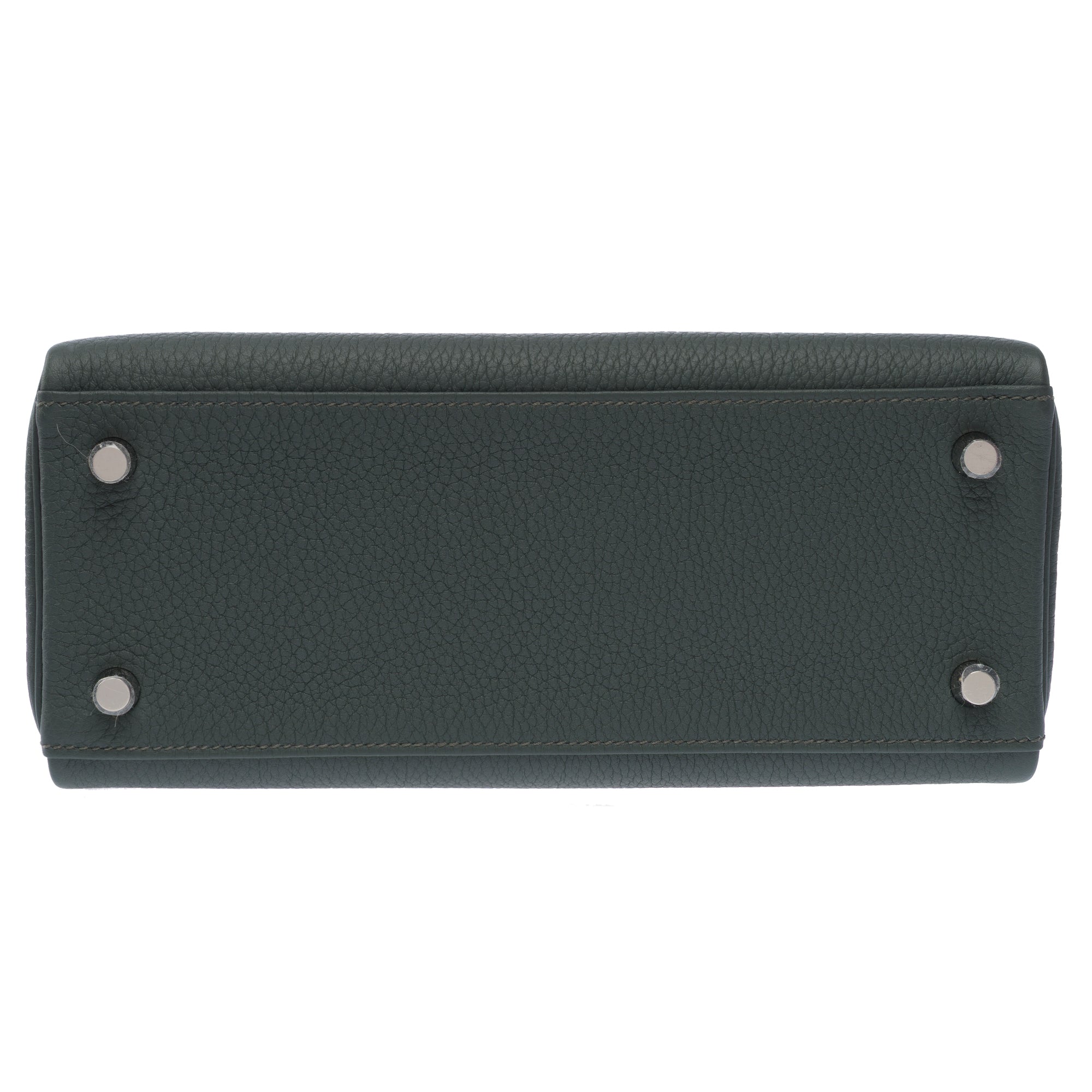 Sac HERMES Kelly 25 en Cuir Vert - 103493