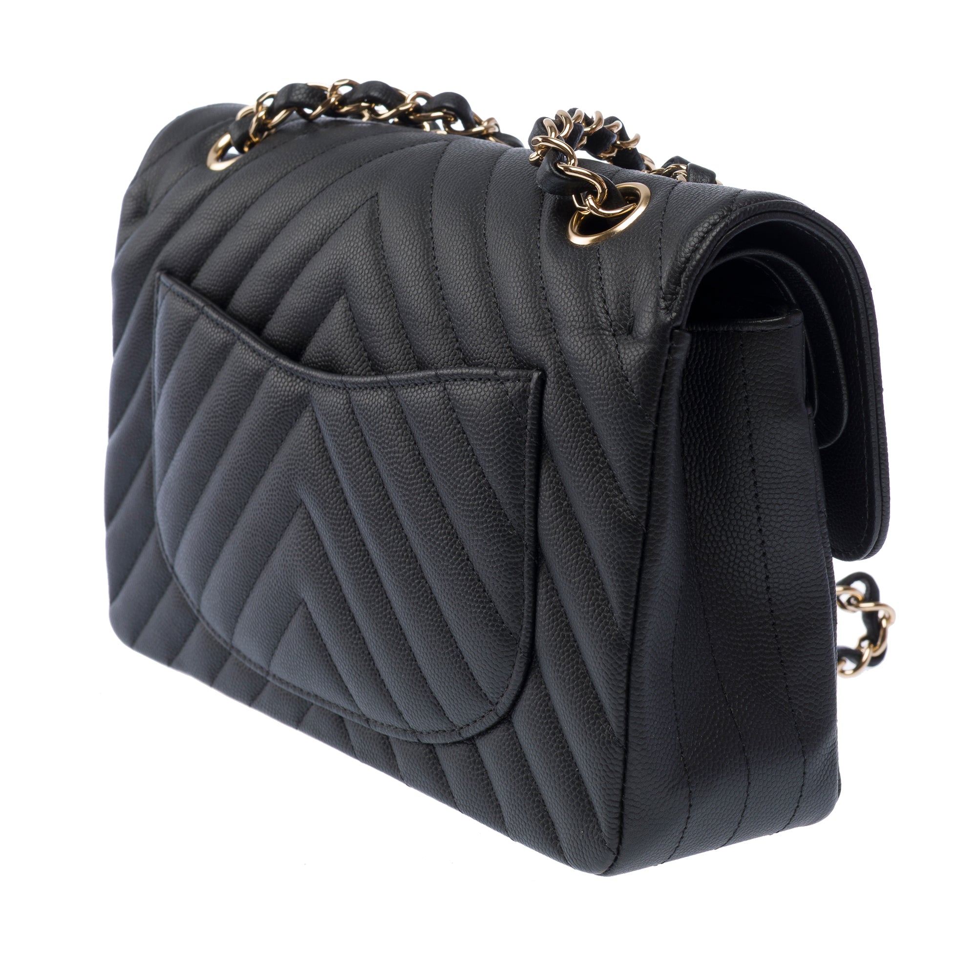 Sac CHANEL Timeless/Classique en Cuir Noir - 103492