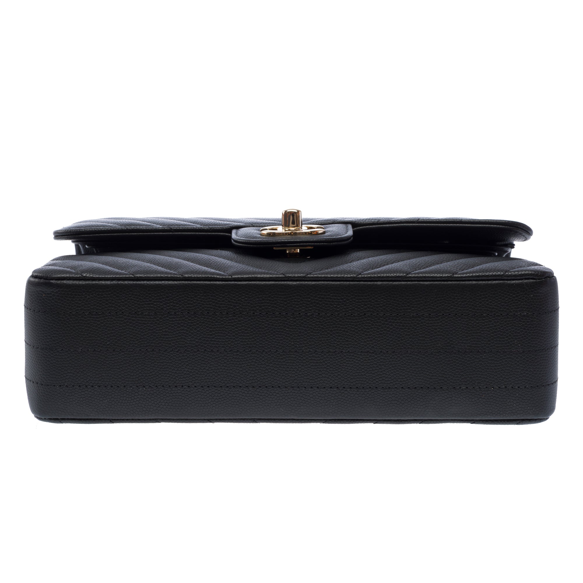 Sac CHANEL Timeless/Classique en Cuir Noir - 103492
