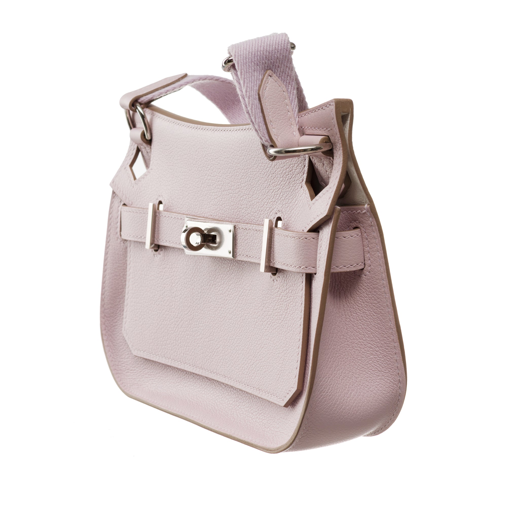 Sac HERMES Jypsiere en Cuir Violet - 103498