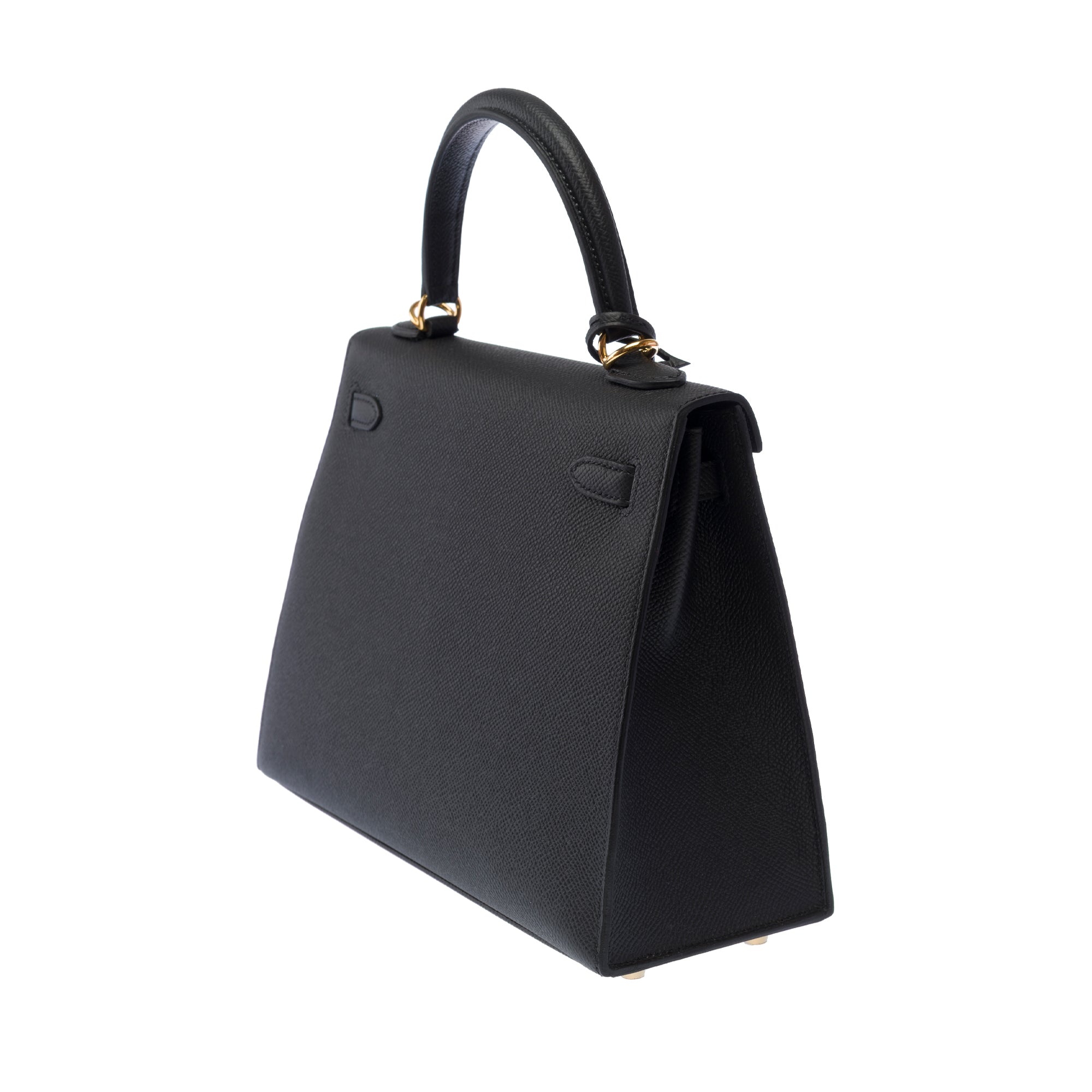 Sac HERMES Kelly 25 en Cuir Noir - 103510