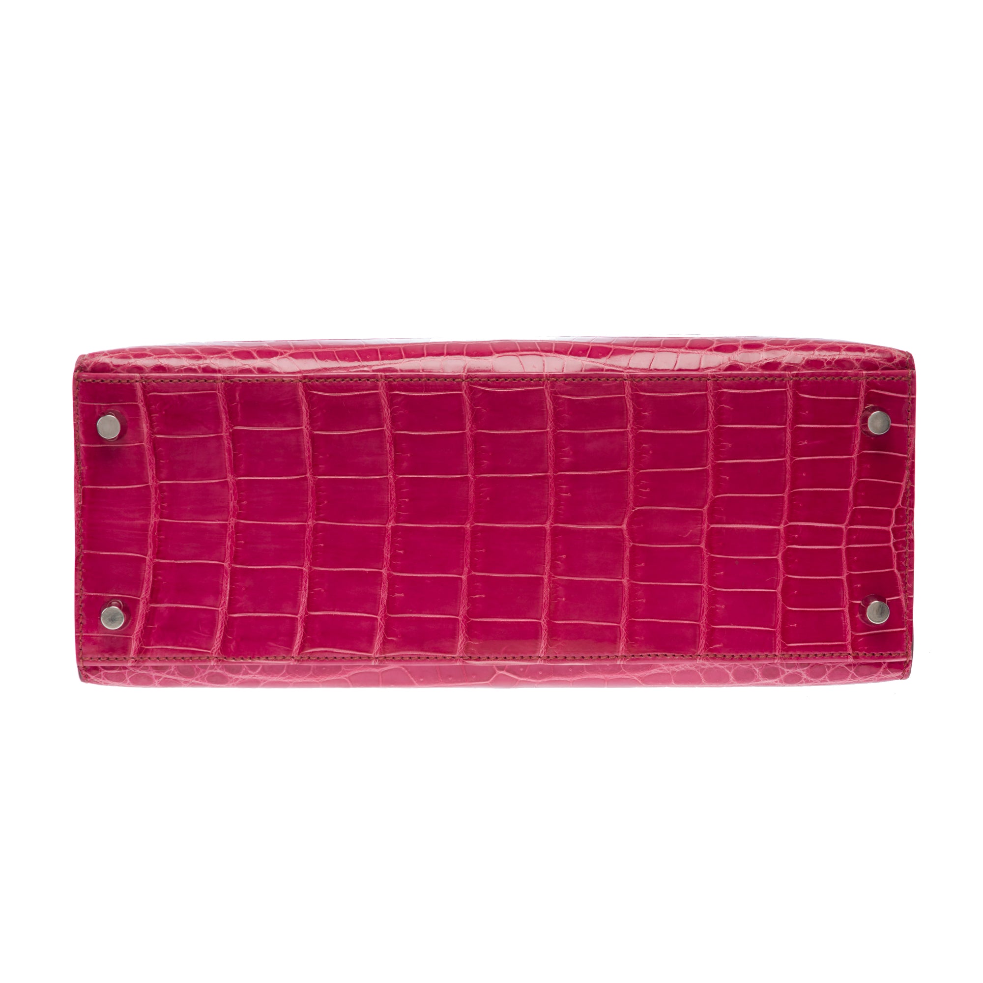 Sac HERMES Kelly 28 en Cuirs exotiques Rose - 103511