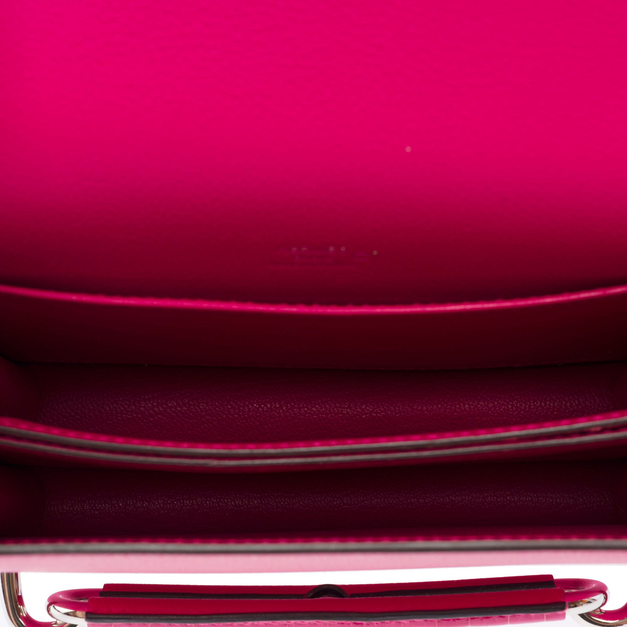 Sac HERMES Roulis en Cuir Rose - 103500