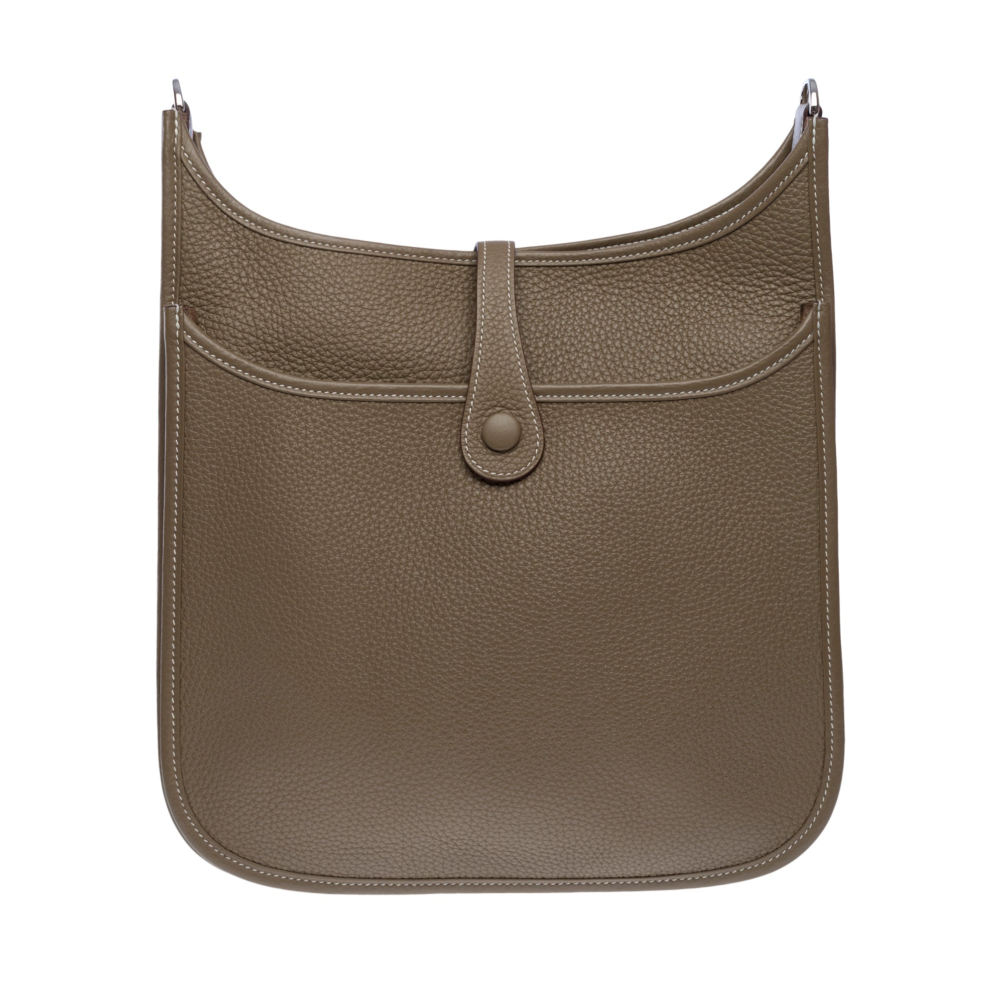 Sac HERMES Evelyne en Cuir Étoupe - 103514