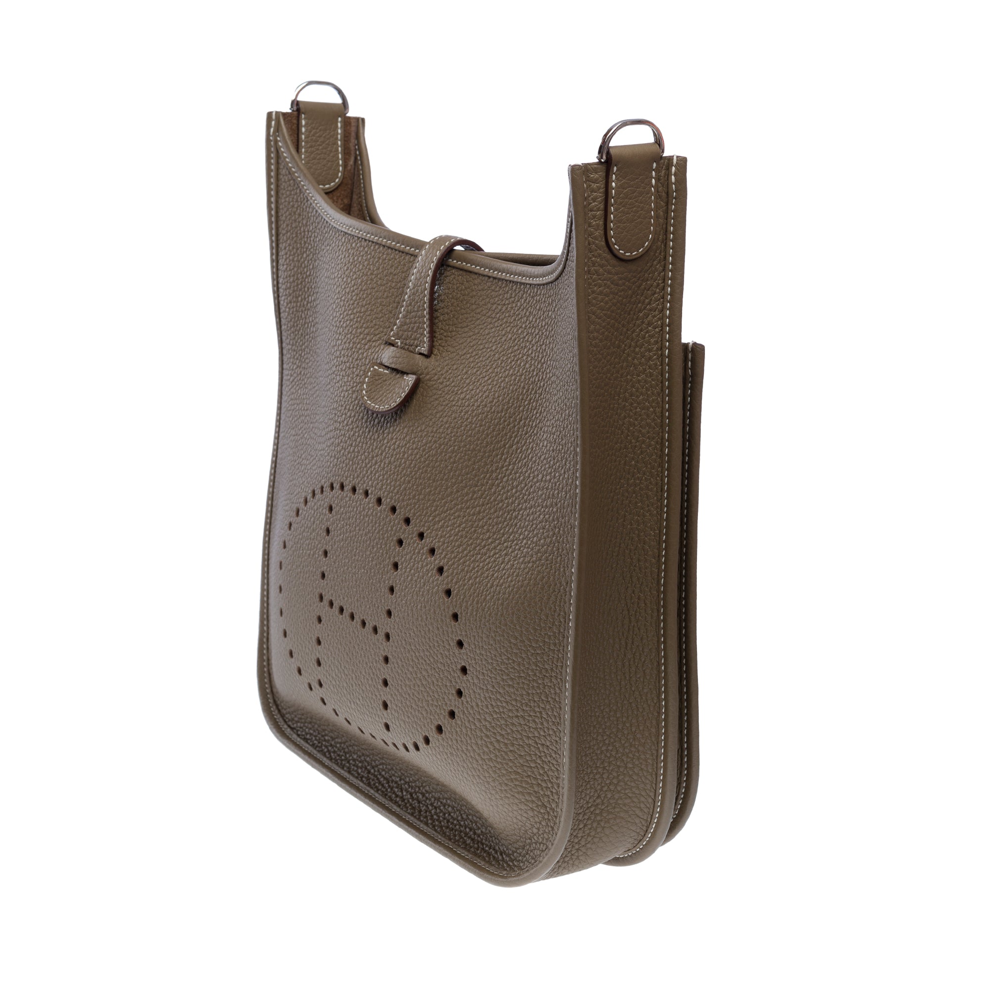 Sac HERMES Evelyne en Cuir Étoupe - 103514