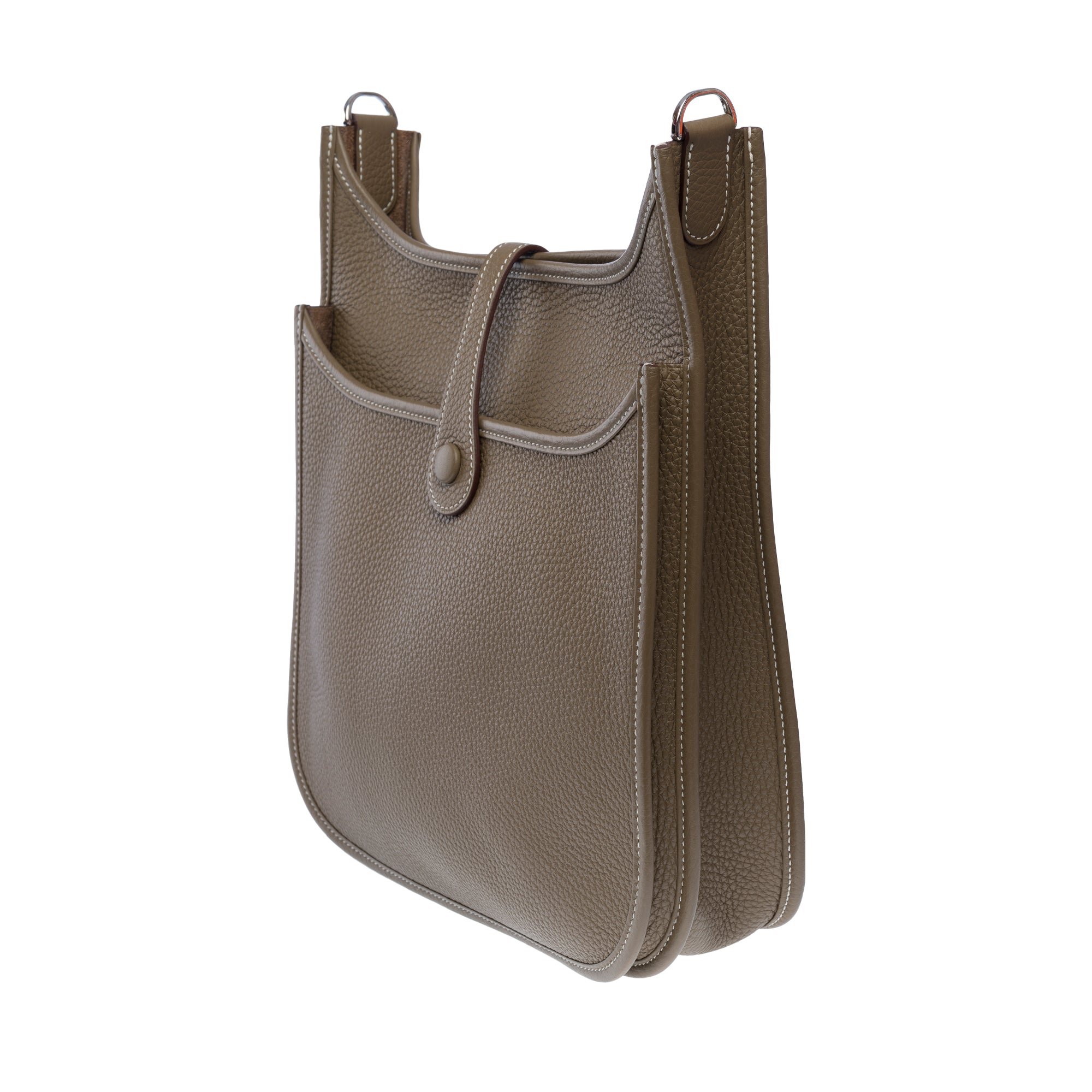 Sac HERMES Evelyne en Cuir Étoupe - 103514