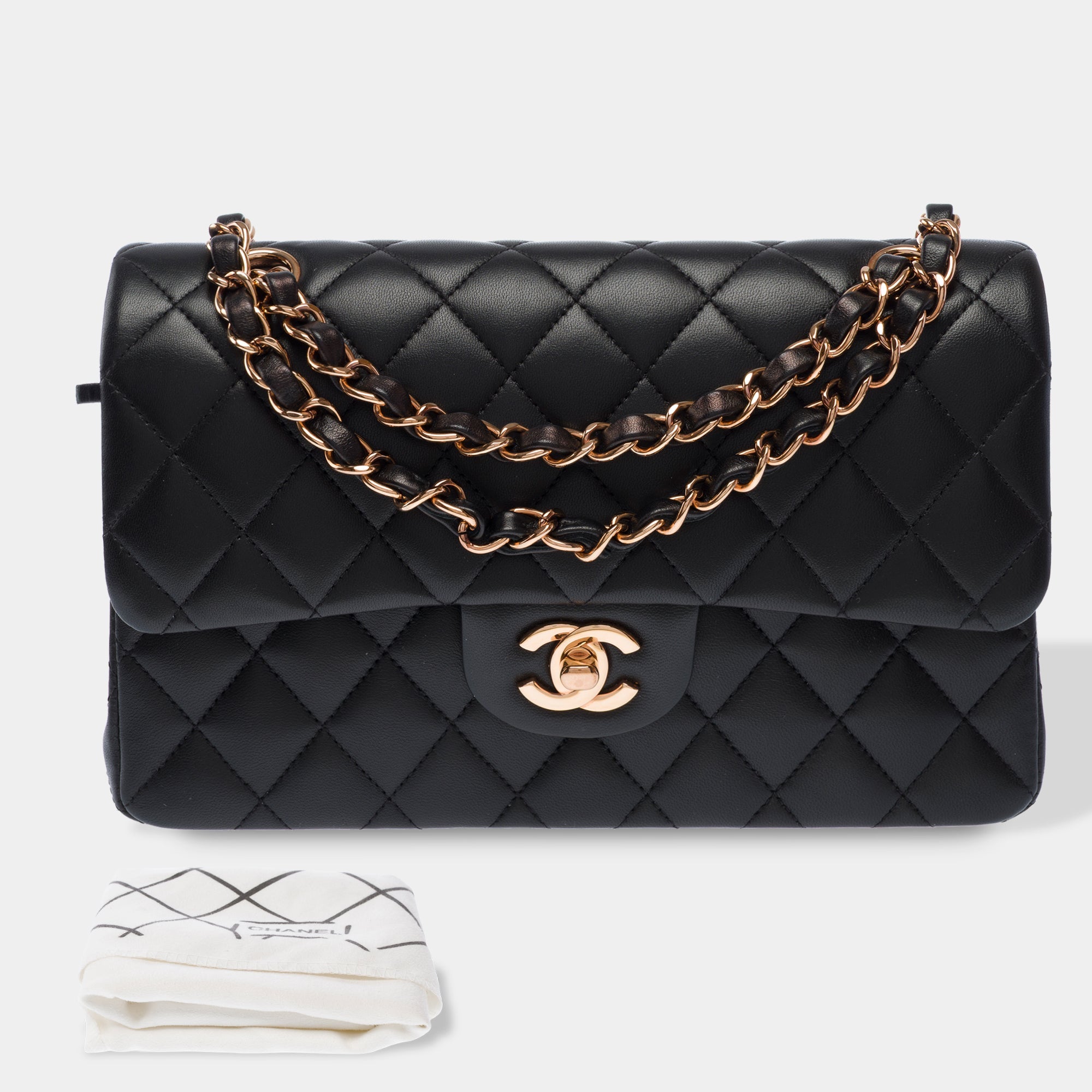 Sac CHANEL Timeless/Classique en Cuir Noir - 103504