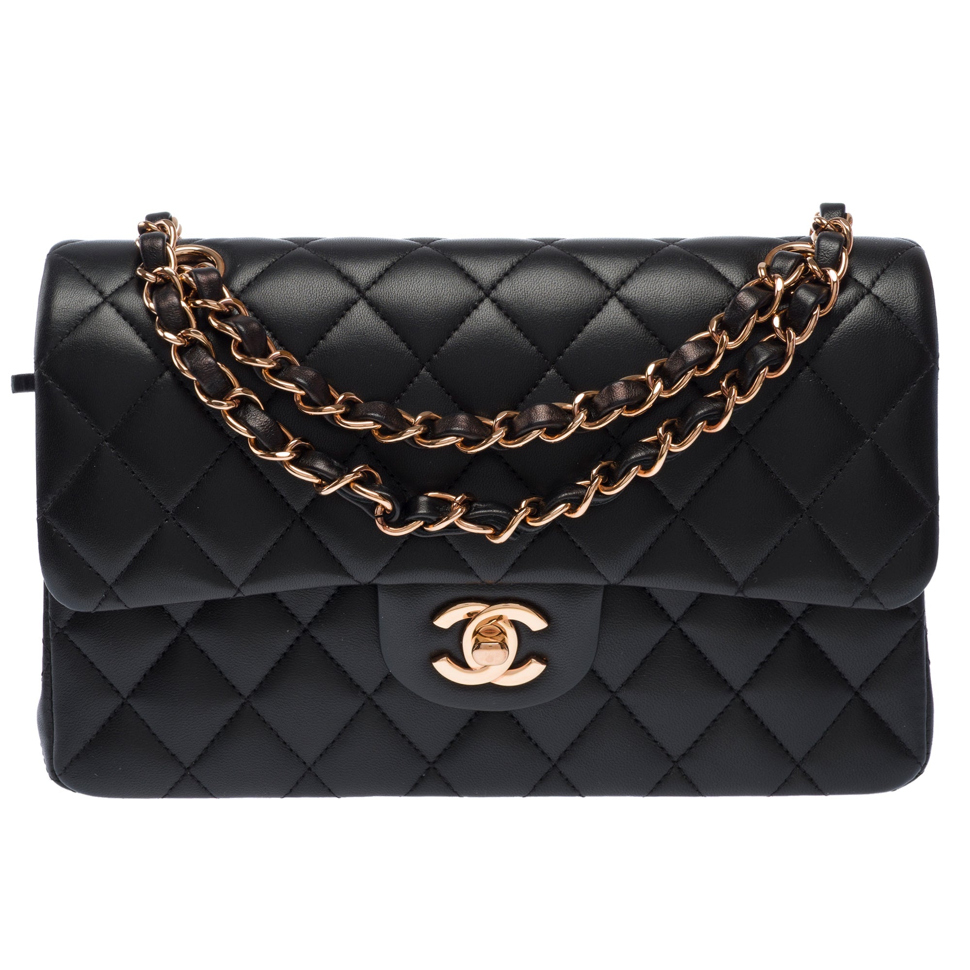 Sac CHANEL Timeless/Classique en Cuir Noir - 103504