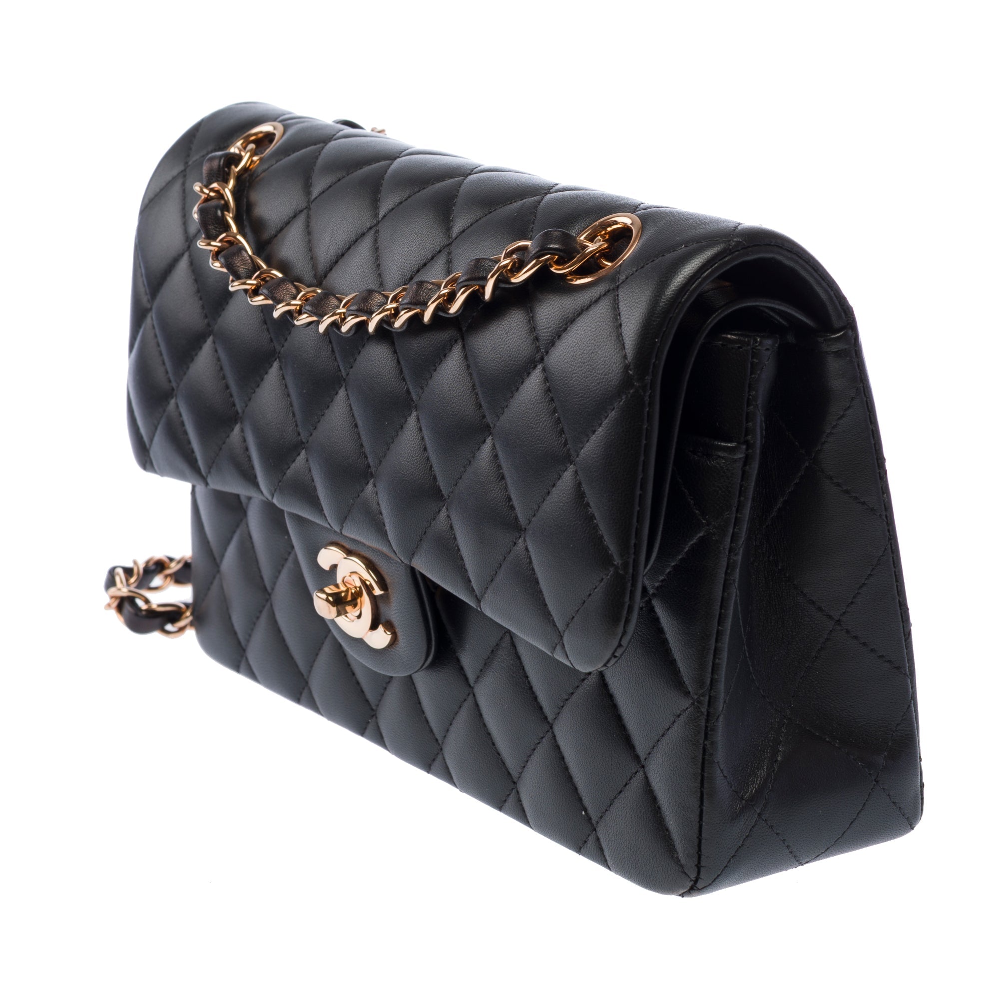 Sac CHANEL Timeless/Classique en Cuir Noir - 103504