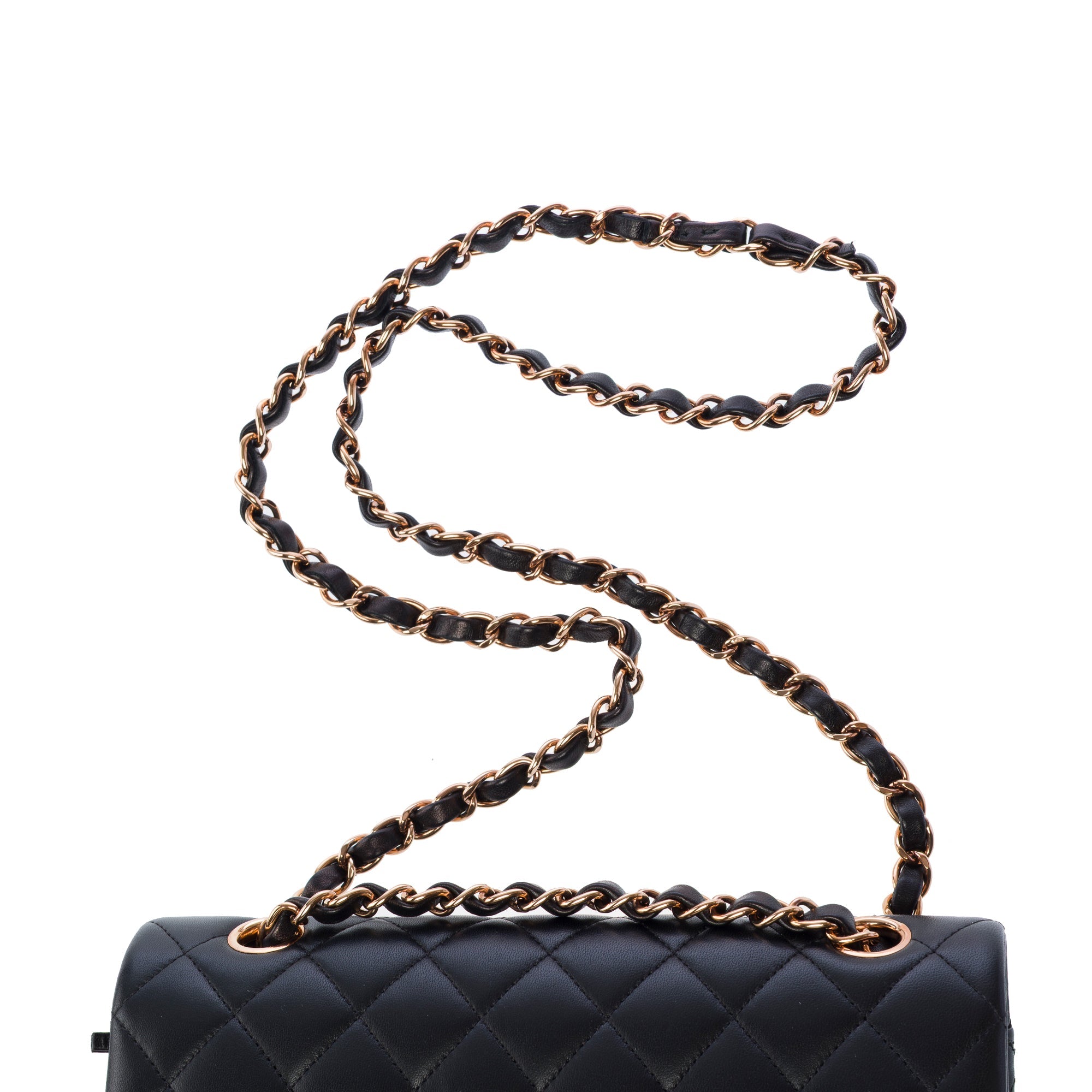 Sac CHANEL Timeless/Classique en Cuir Noir - 103504