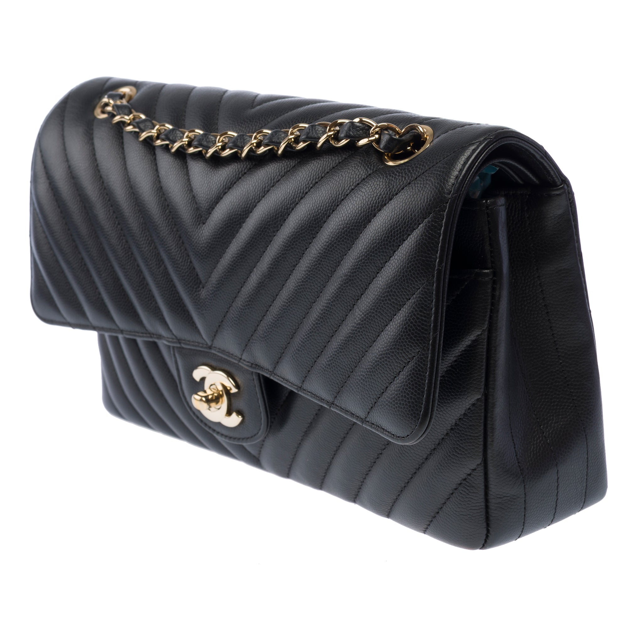 Sac CHANEL Timeless/Classique en Cuir Noir - 103513