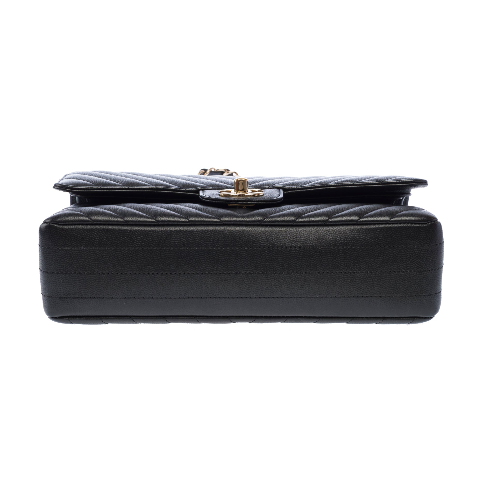 Sac CHANEL Timeless/Classique en Cuir Noir - 103513