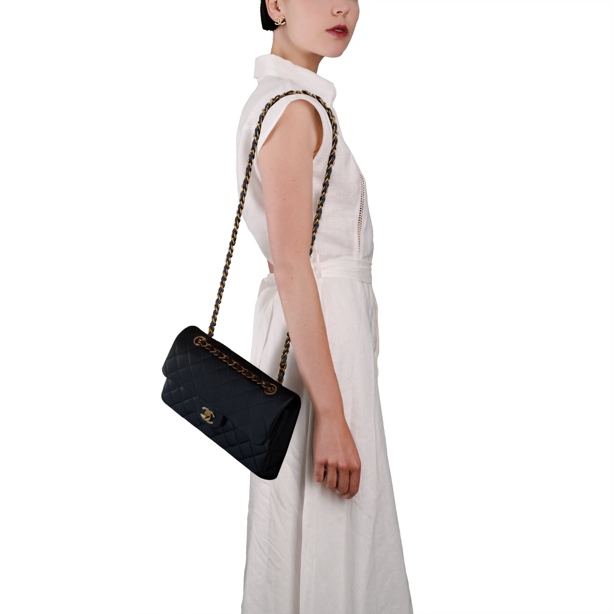 Sac CHANEL Timeless/Classique en Cuir Noir - 103505