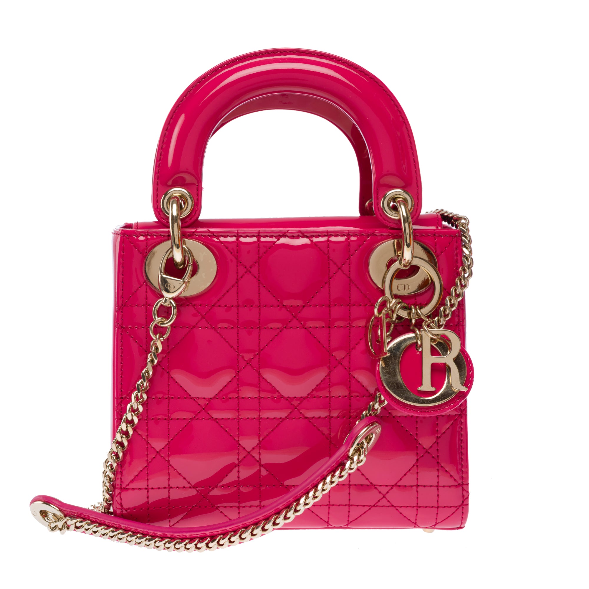 Sac DIOR Lady Dior en Cuir Rose - 103538