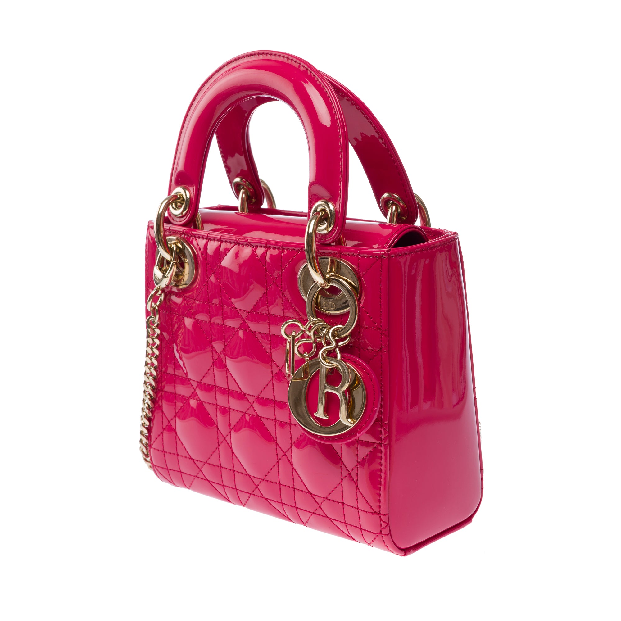 Sac DIOR Lady Dior en Cuir Rose - 103538