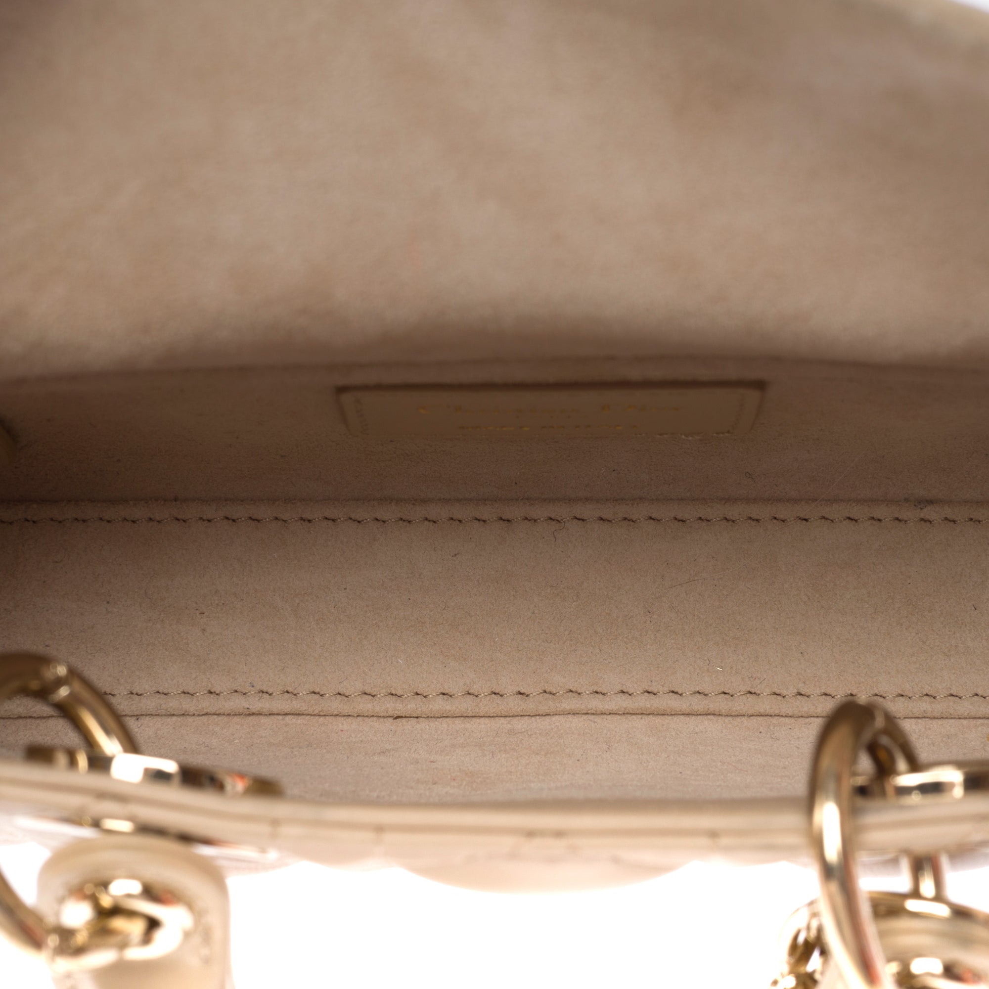 Sac DIOR Lady D-Joy en Cuir Beige - 103537