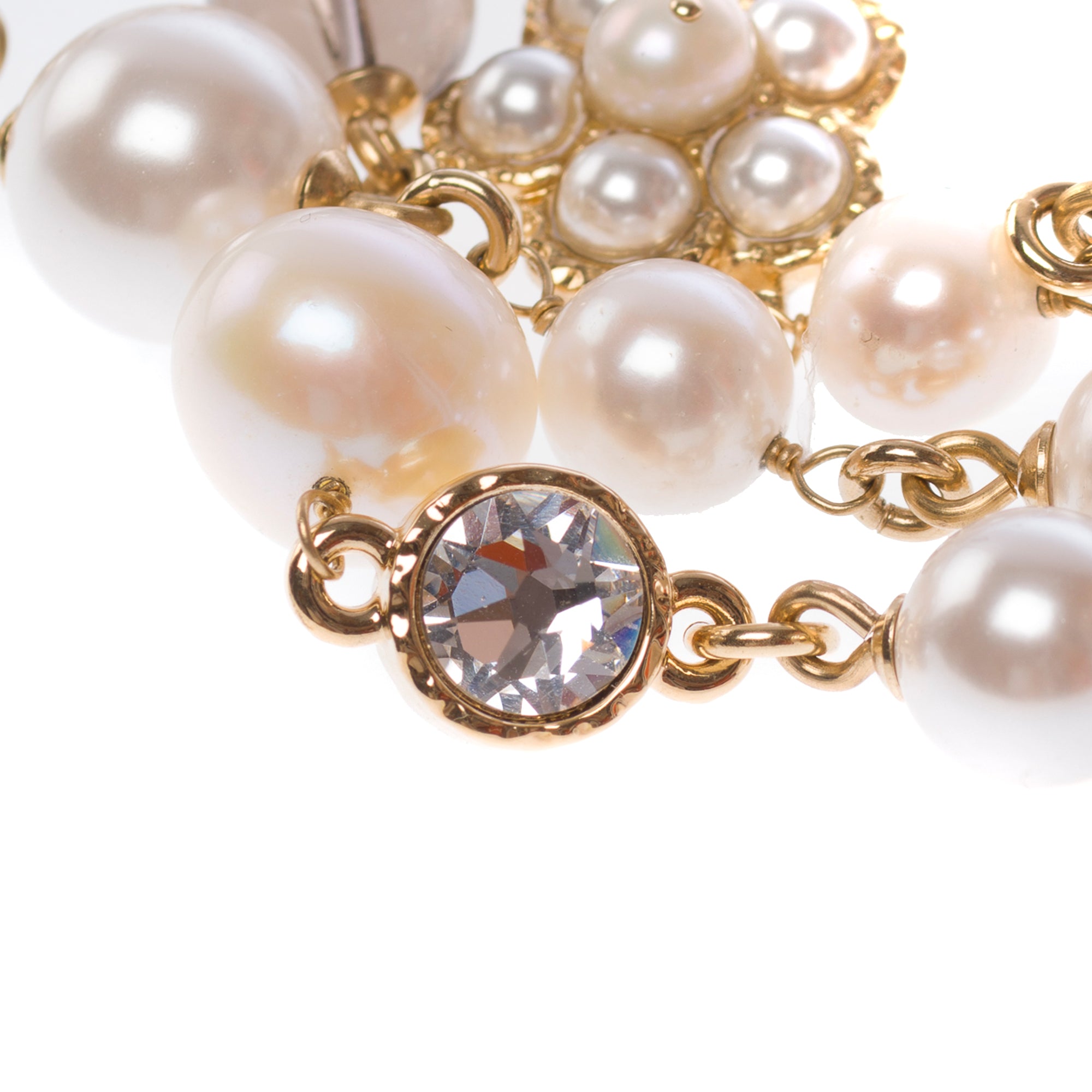 Bijoux CHANEL CC en Perle Doré - 103519