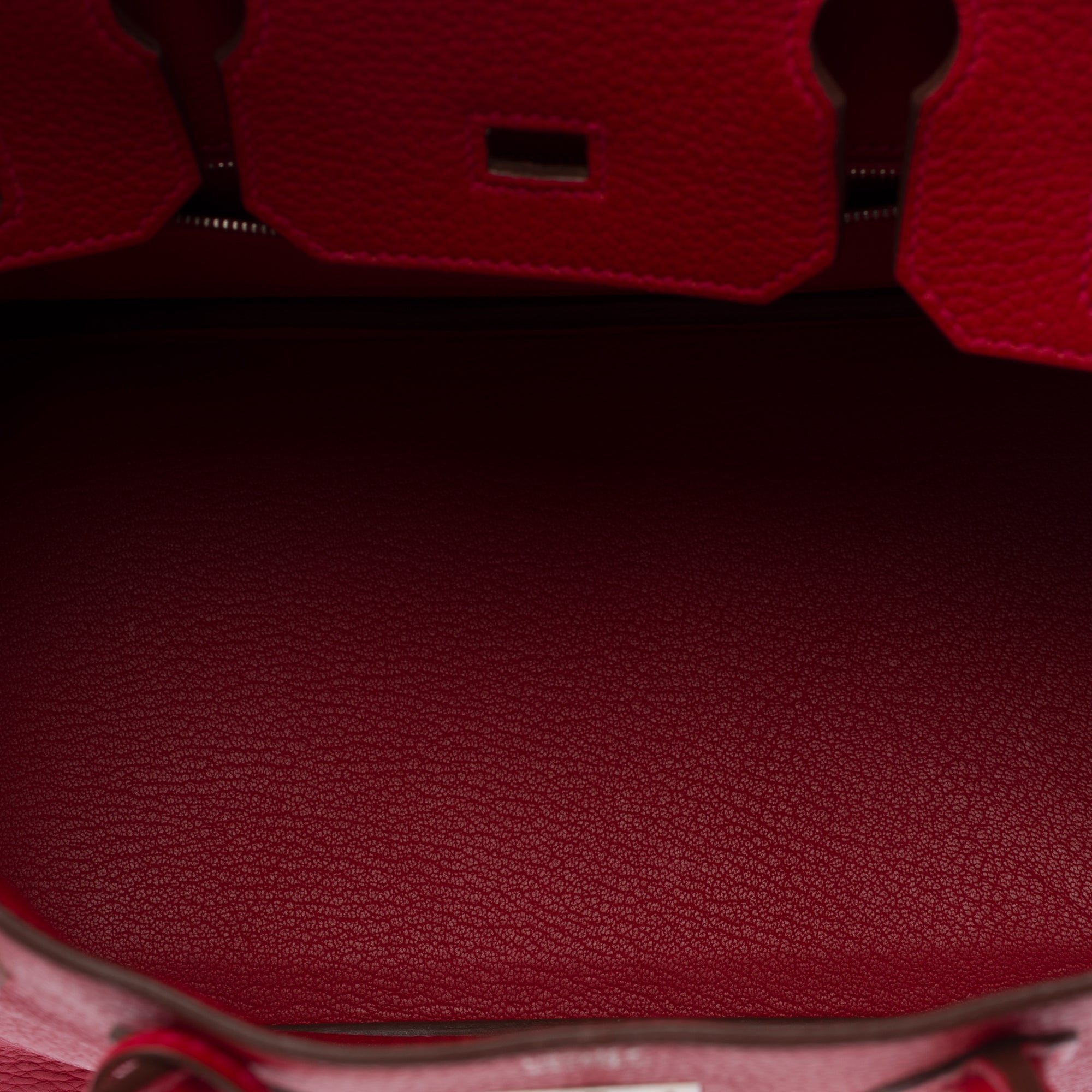 Sac HERMES Birkin 30 en Cuir Rouge - 103556