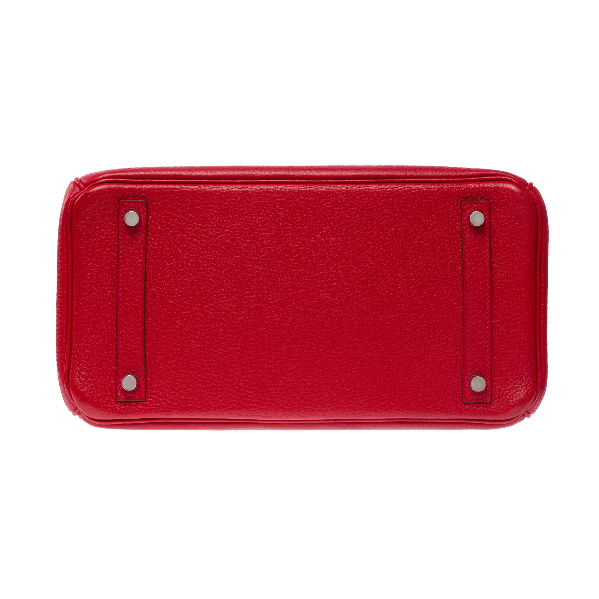 Sac HERMES Birkin 30 en Cuir Rouge - 103556