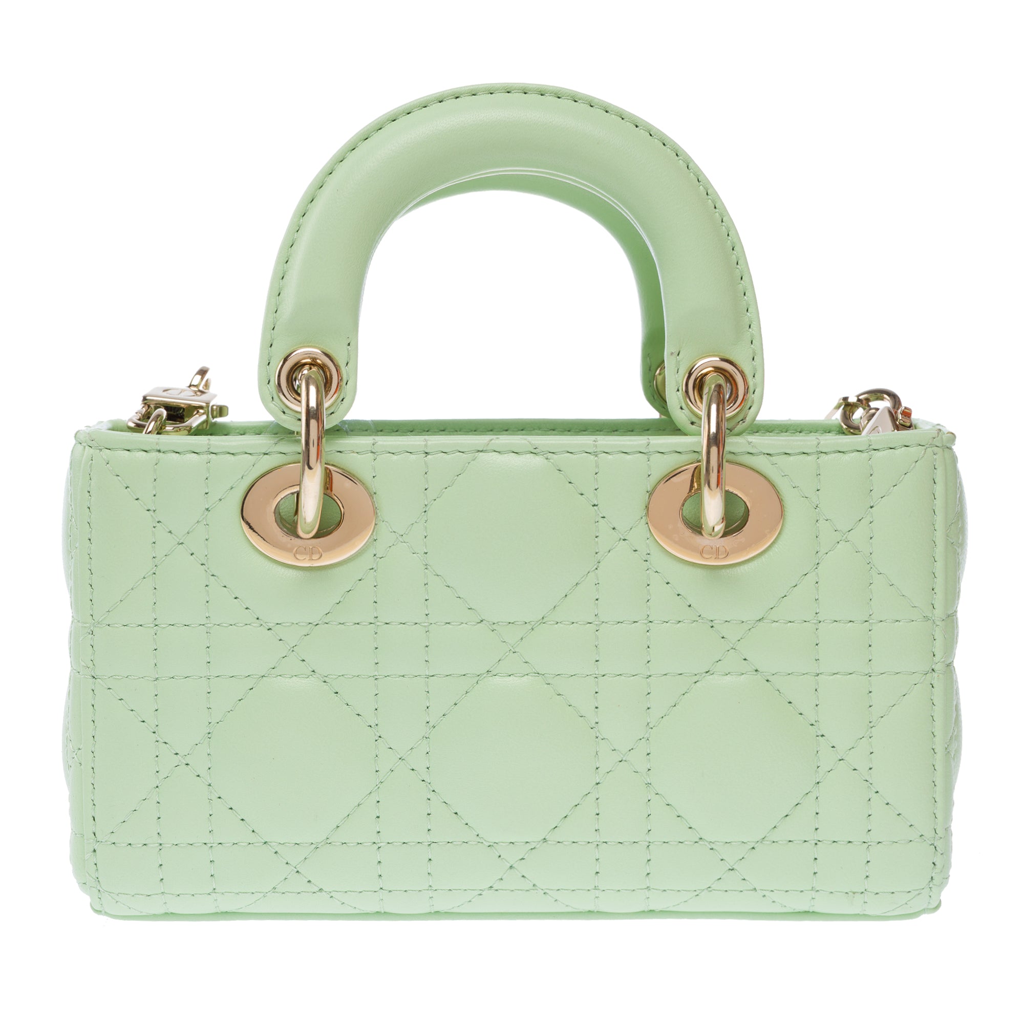 Sac DIOR Lady Dior en Cuir Vert - 103539