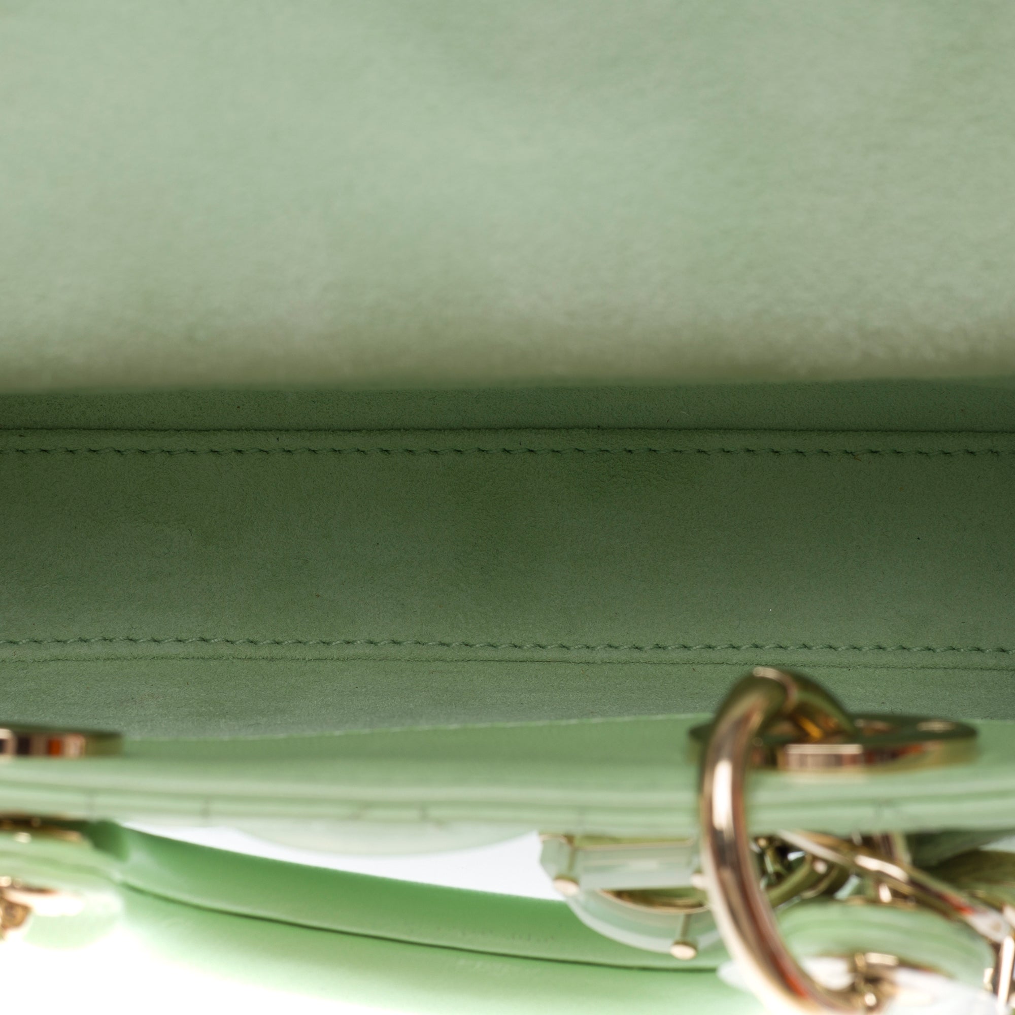 Sac DIOR Lady Dior en Cuir Vert - 103539