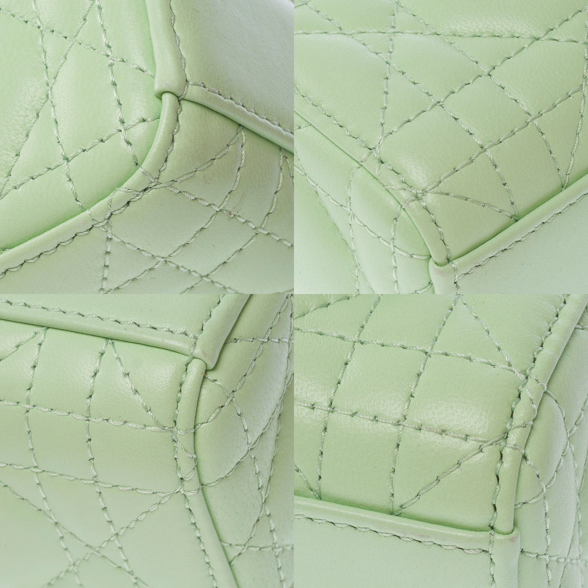Sac DIOR Lady Dior en Cuir Vert - 103539