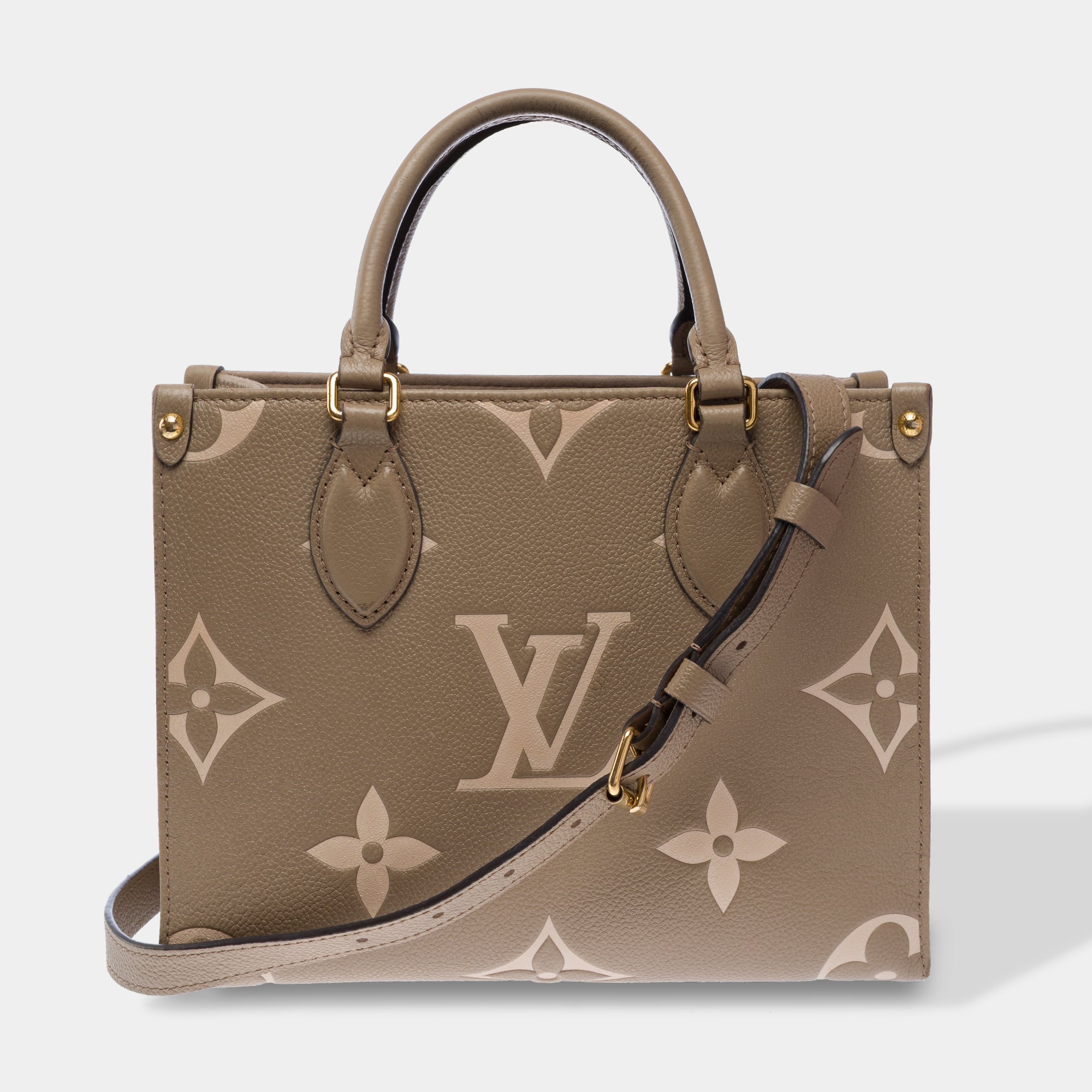 Sac LOUIS VUITTON Onthego en Cuir Gris - 103559