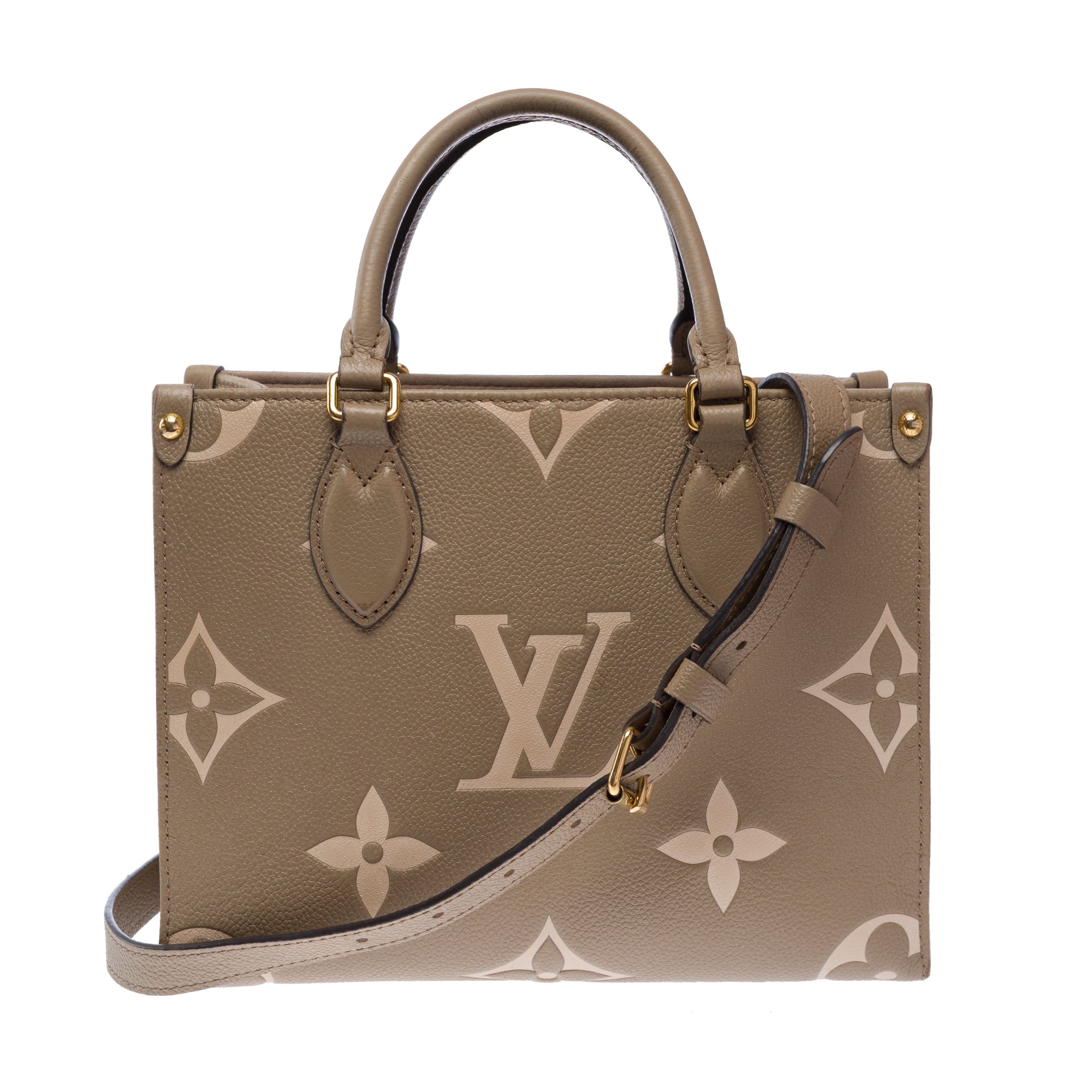 Sac LOUIS VUITTON Onthego en Cuir Gris - 103559