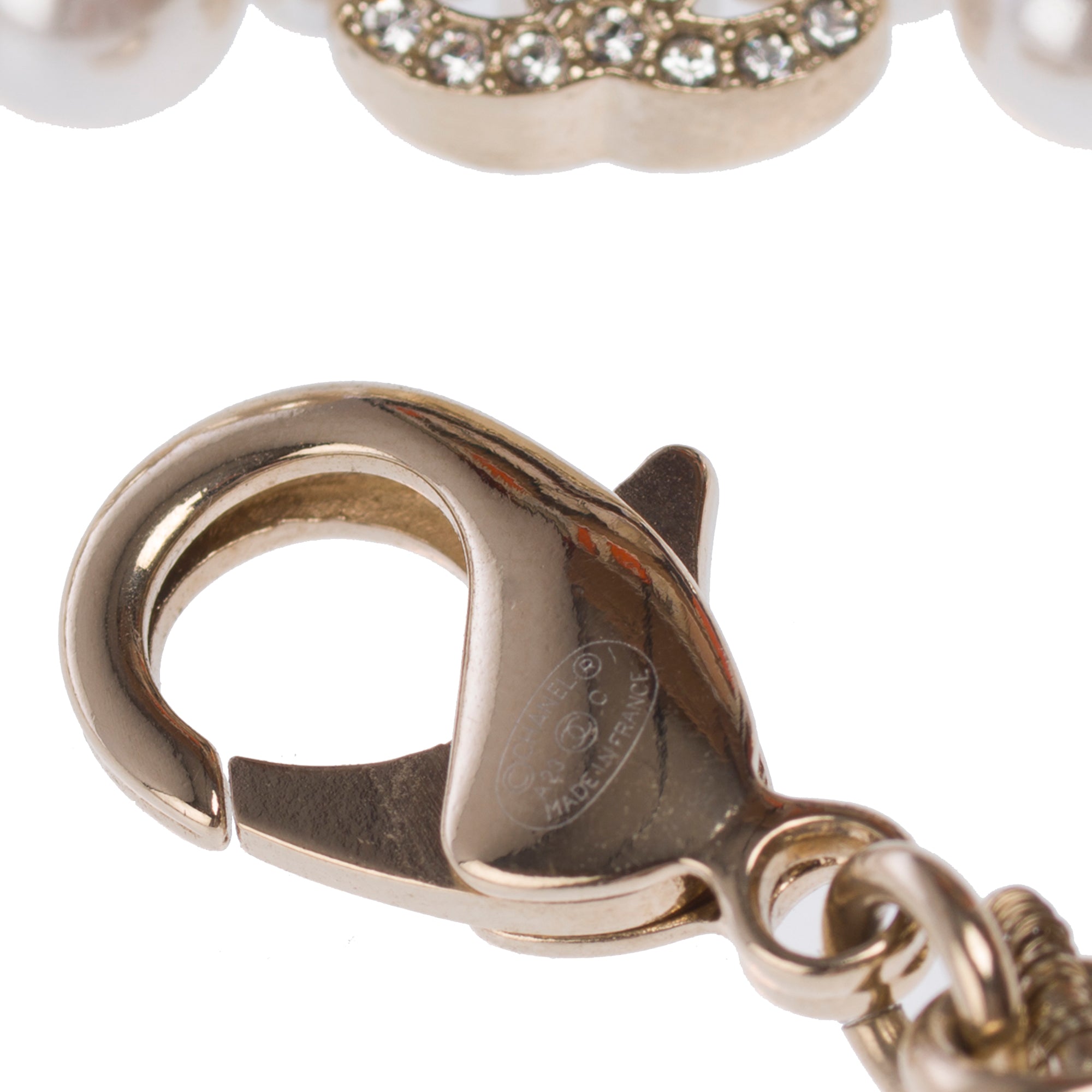 Bijoux CHANEL Camelia en Perle Blanc - 103518