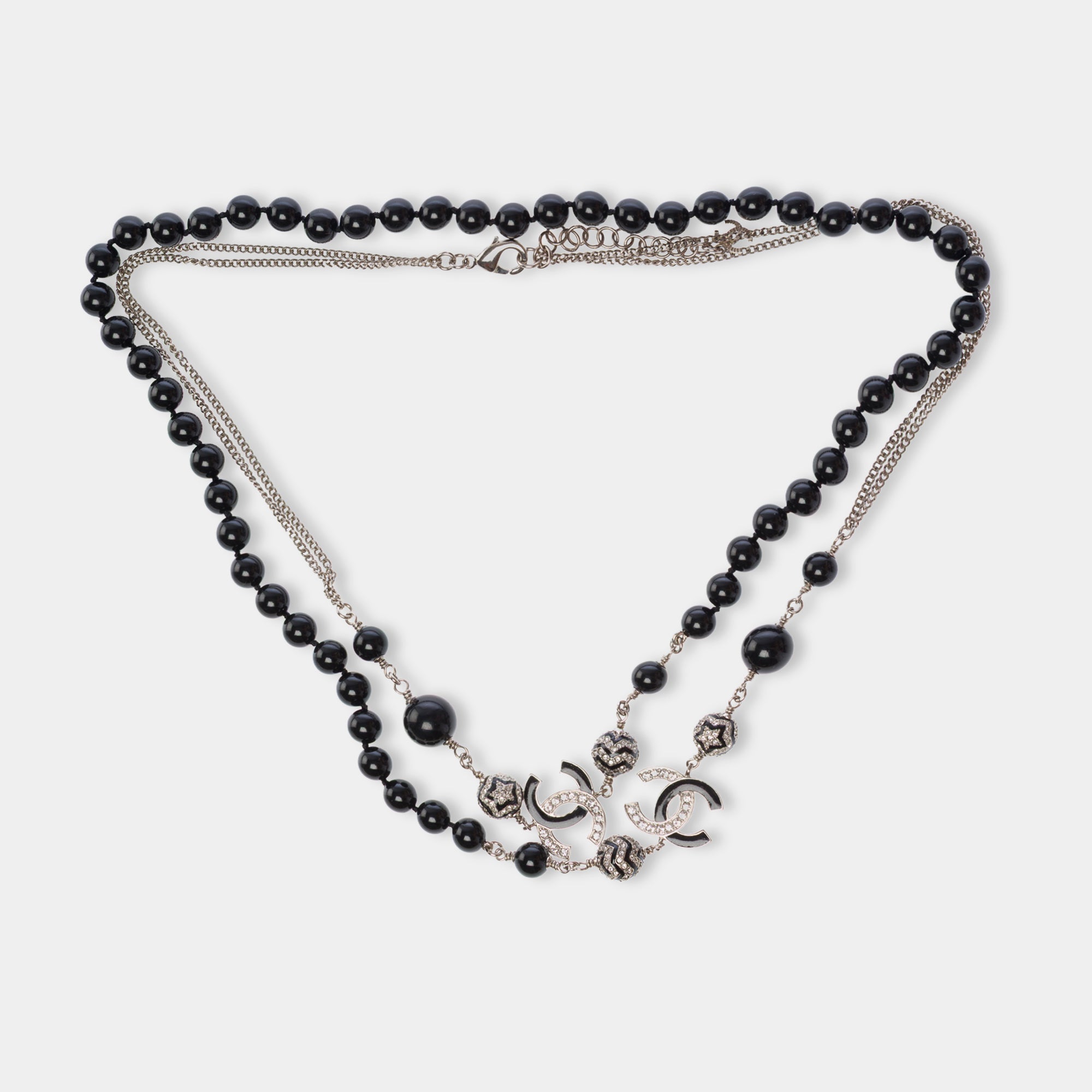 Bijoux CHANEL CC en Perle Noir - 103520