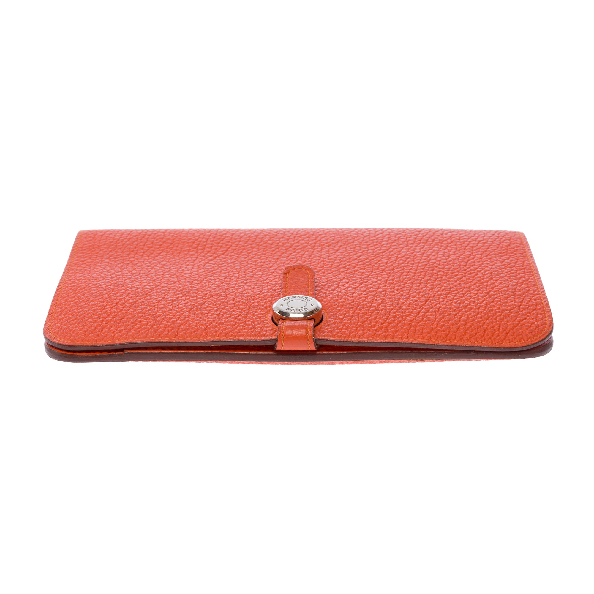 Accessoire HERMES Dogon en Cuir Orange - 103546