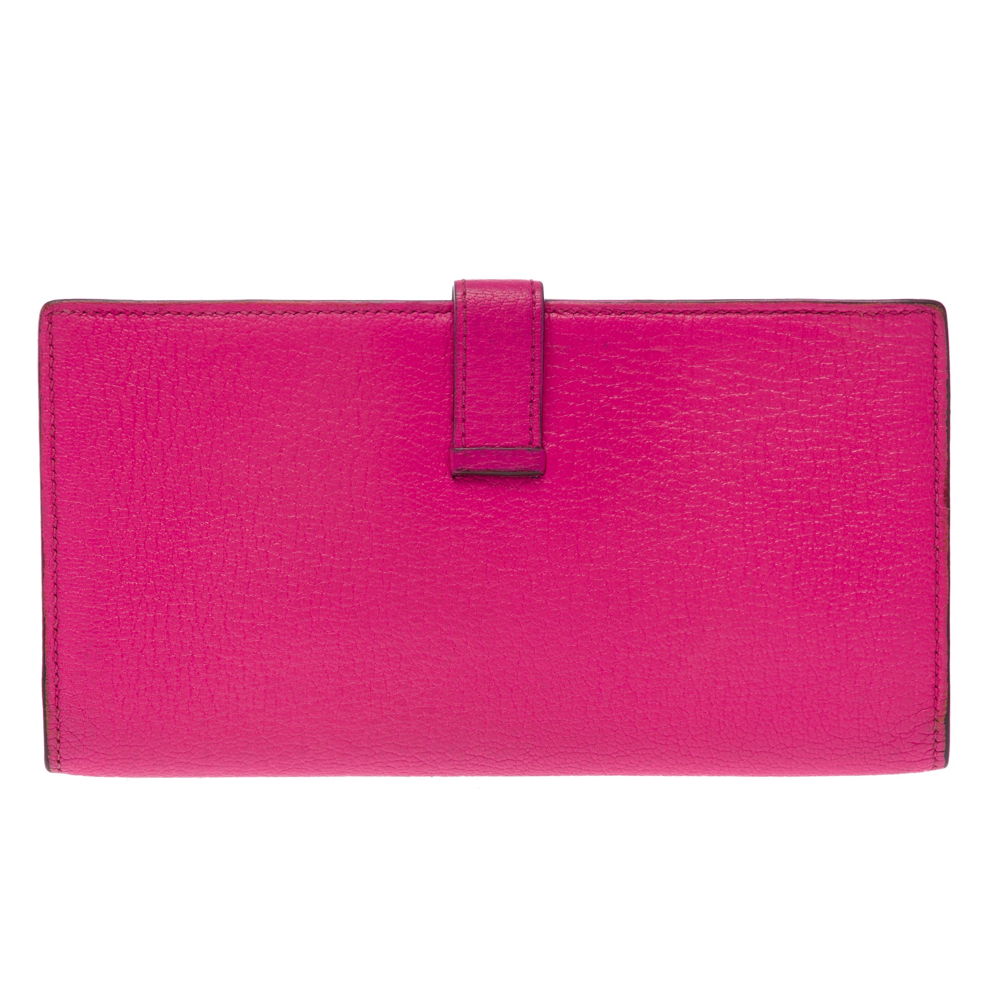Accessoire HERMES Bearn en Cuir Rose - 103547
