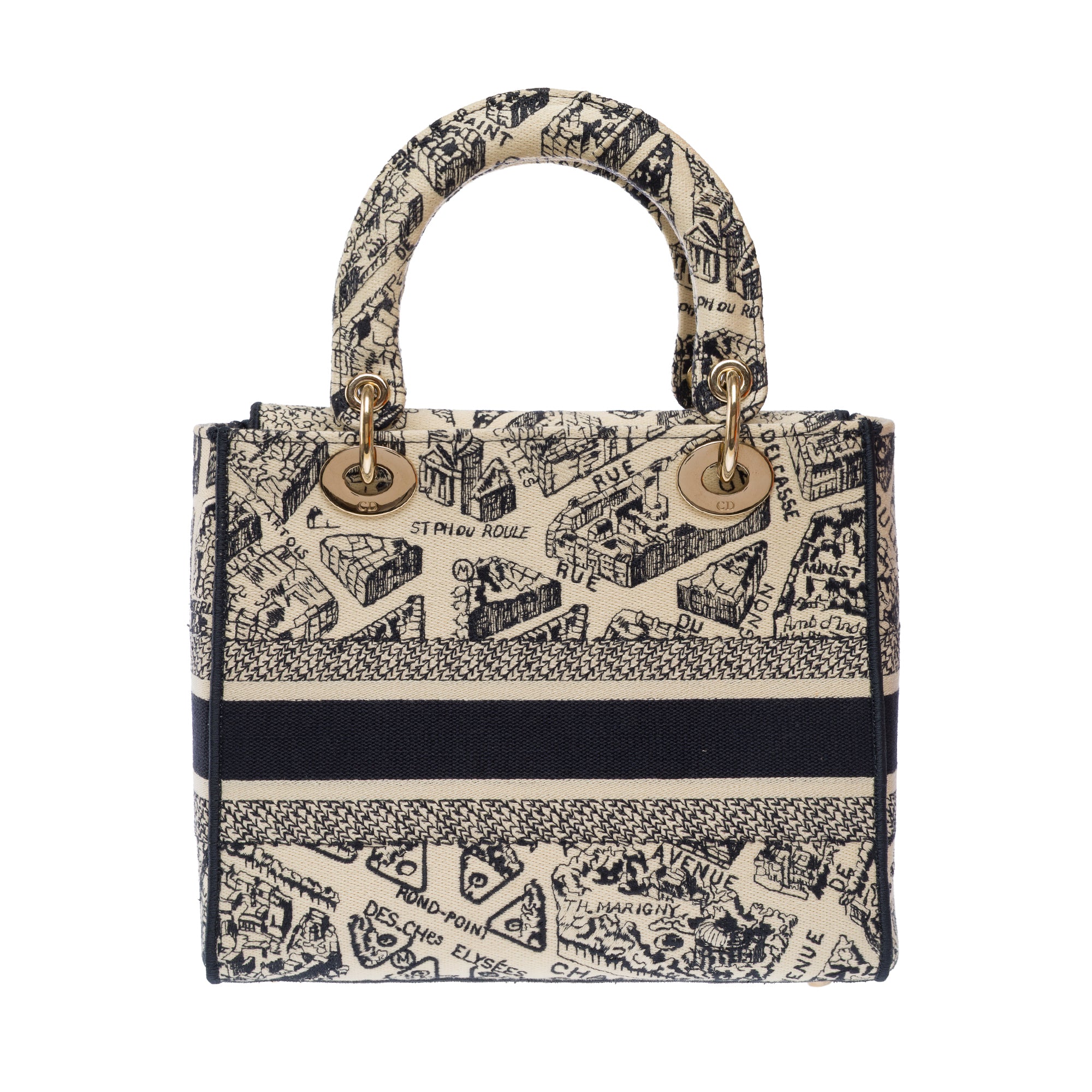 Sac DIOR Lady Dior en Toile Beige - 103542