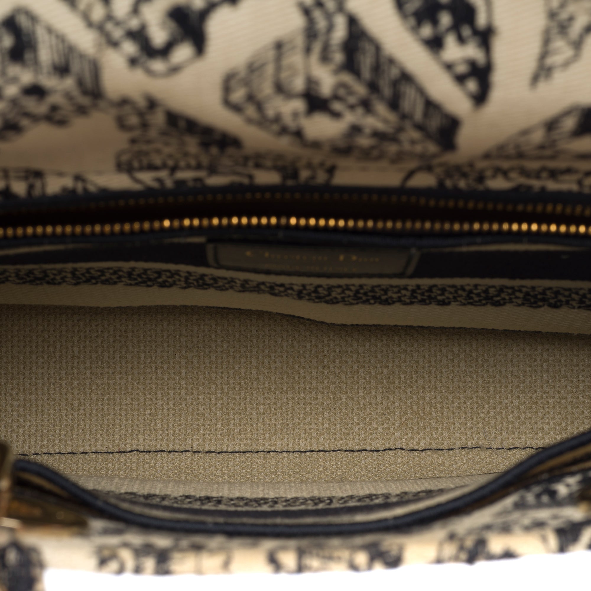Sac DIOR Lady Dior en Toile Beige - 103542