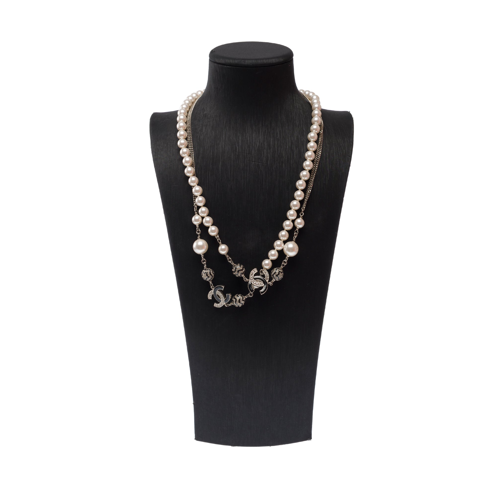 Bijoux CHANEL CC en Perle Blanc - 103521