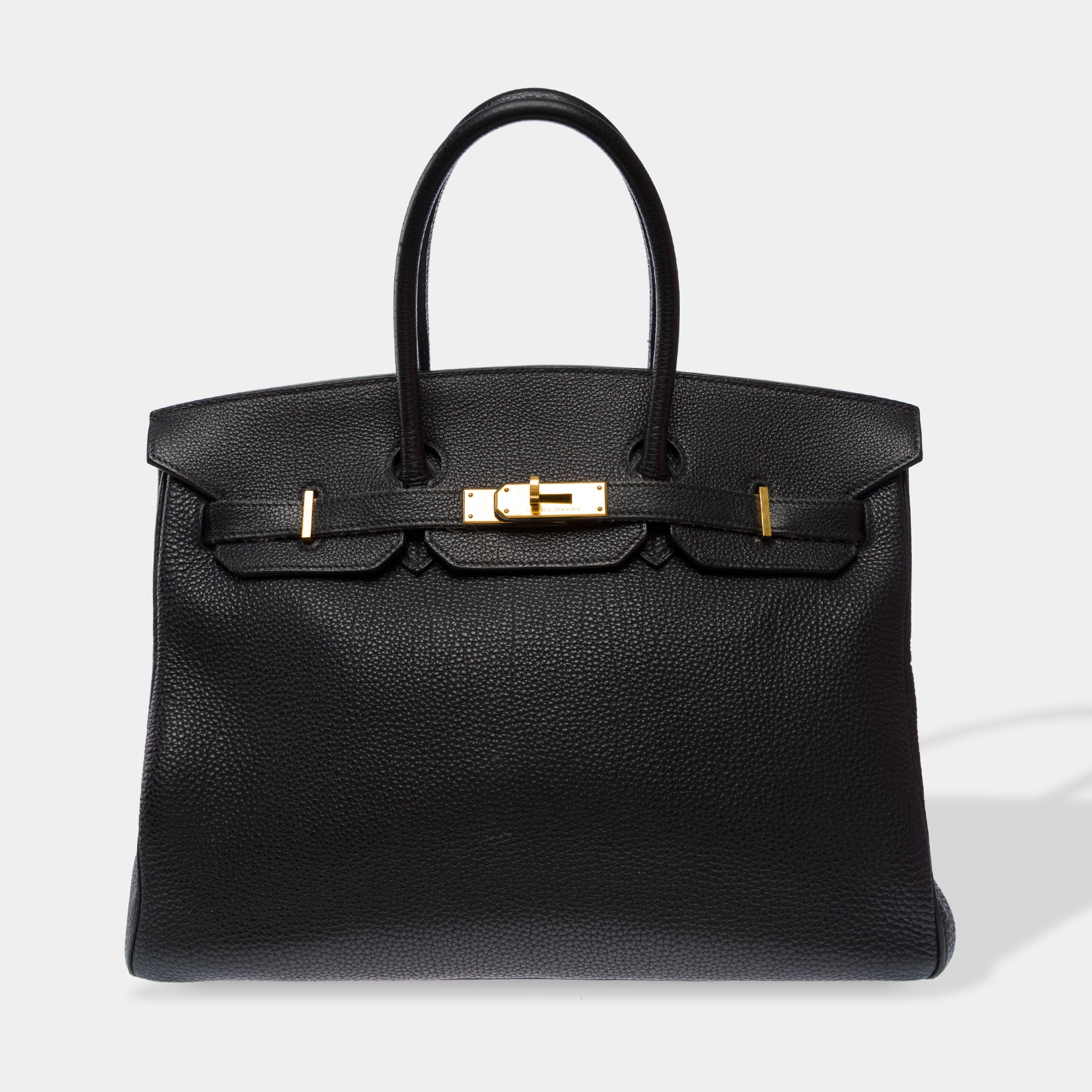 Sac HERMES Birkin 35 en Cuir Noir - 103558
