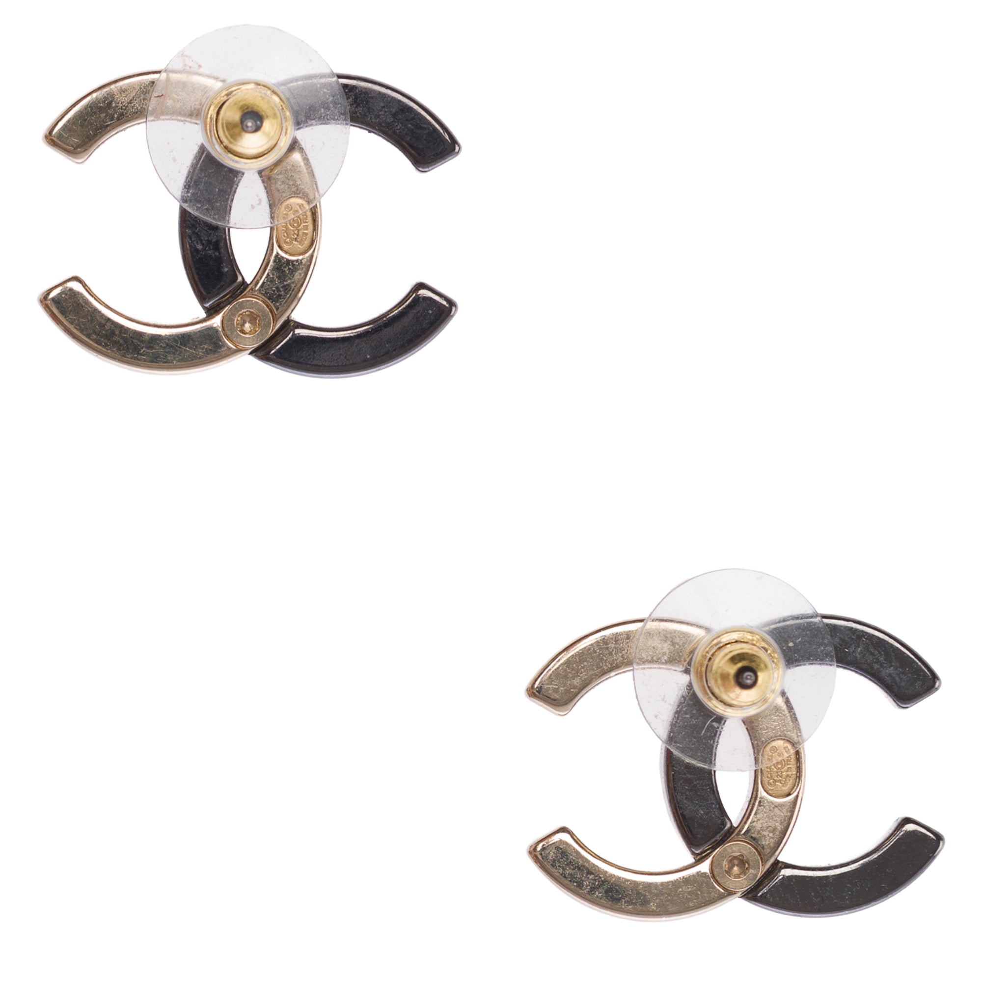 Bijoux CHANEL CC en Métal Anthracite - 103526