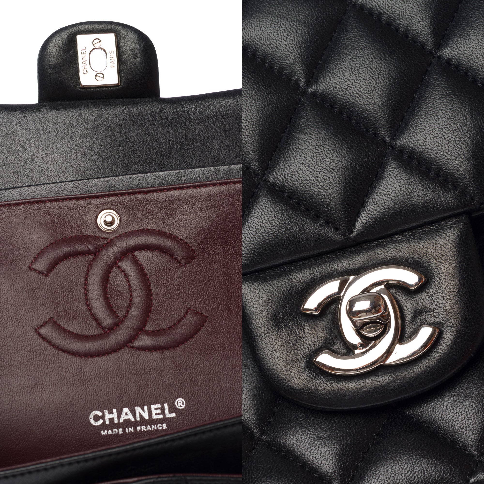 Sac CHANEL Timeless/Classique en Cuir Noir - 103568