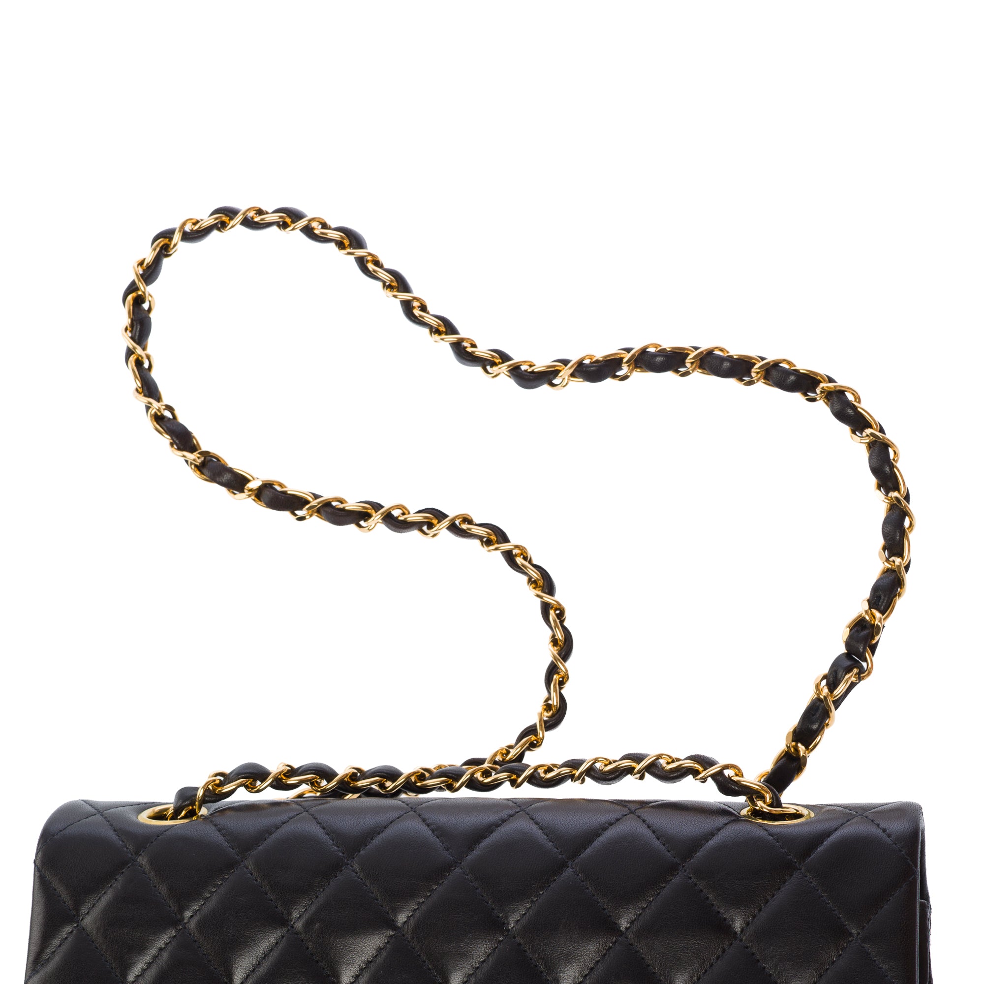Sac CHANEL Timeless/Classique en Cuir Noir - 103573