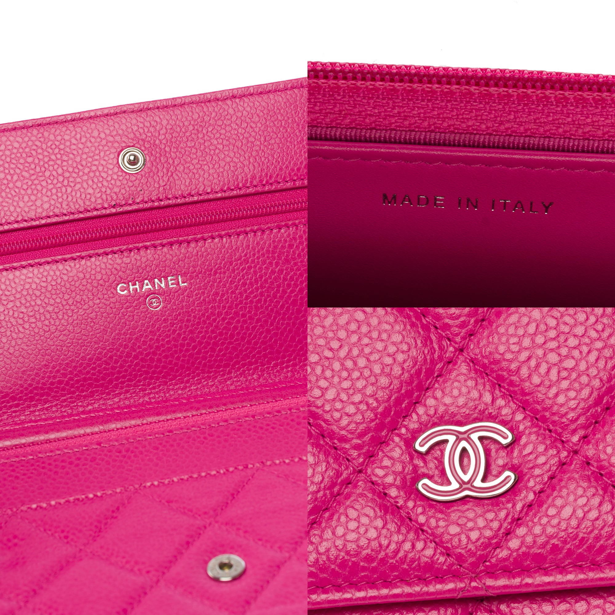 Sac CHANEL Wallet on Chain en Cuir Rose - 103562