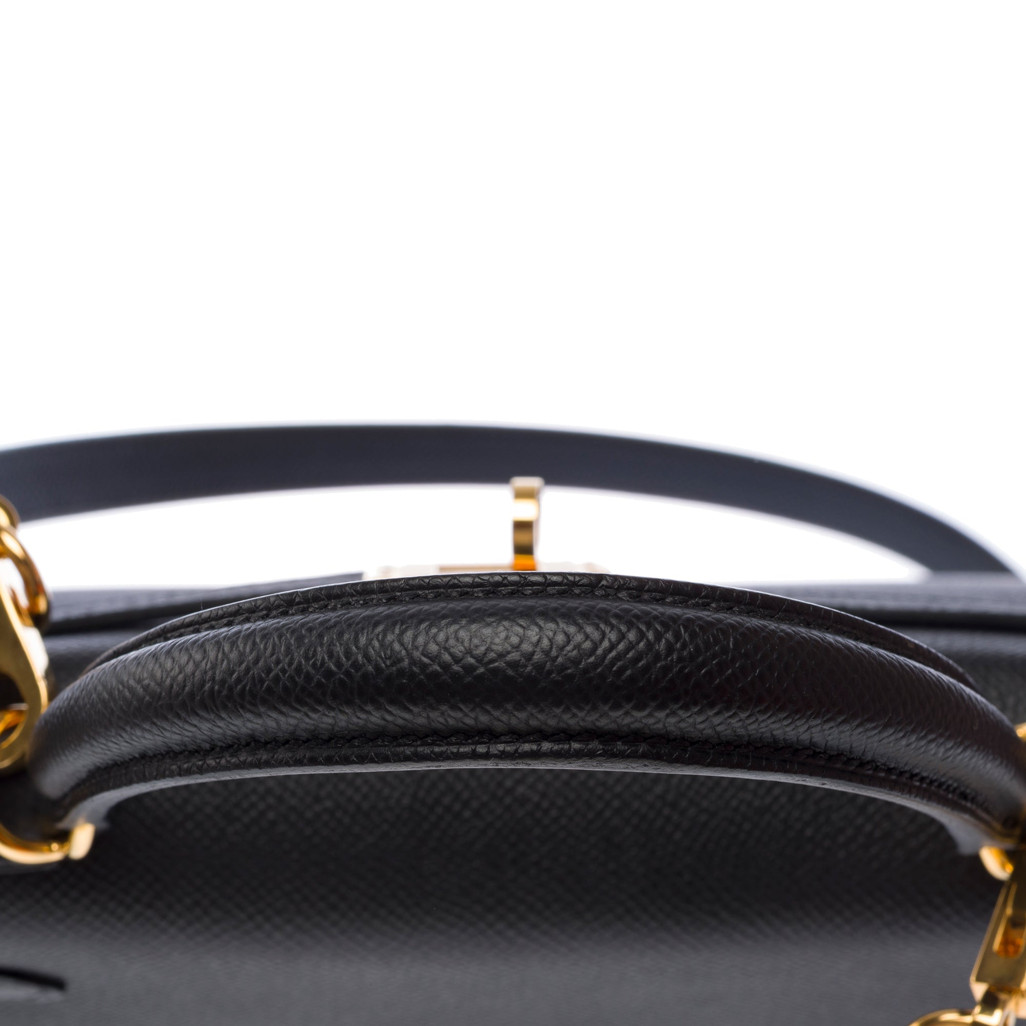 Sac HERMES Kelly 25 en Cuir Noir - 103580