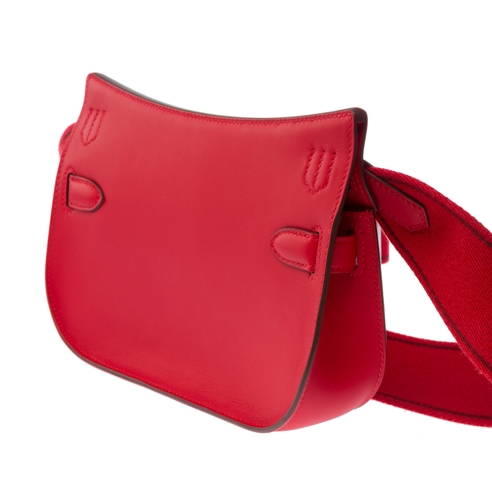 Sac HERMES Jypsiere en Cuir Rouge - 103552