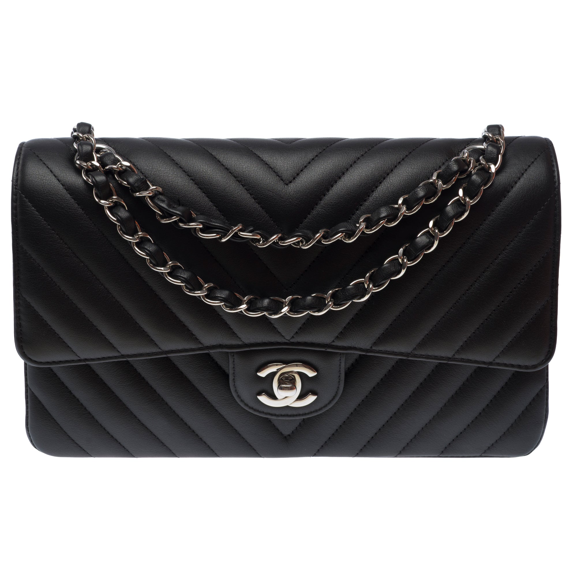 Sac CHANEL Timeless/Classique en Cuir Noir - 103570