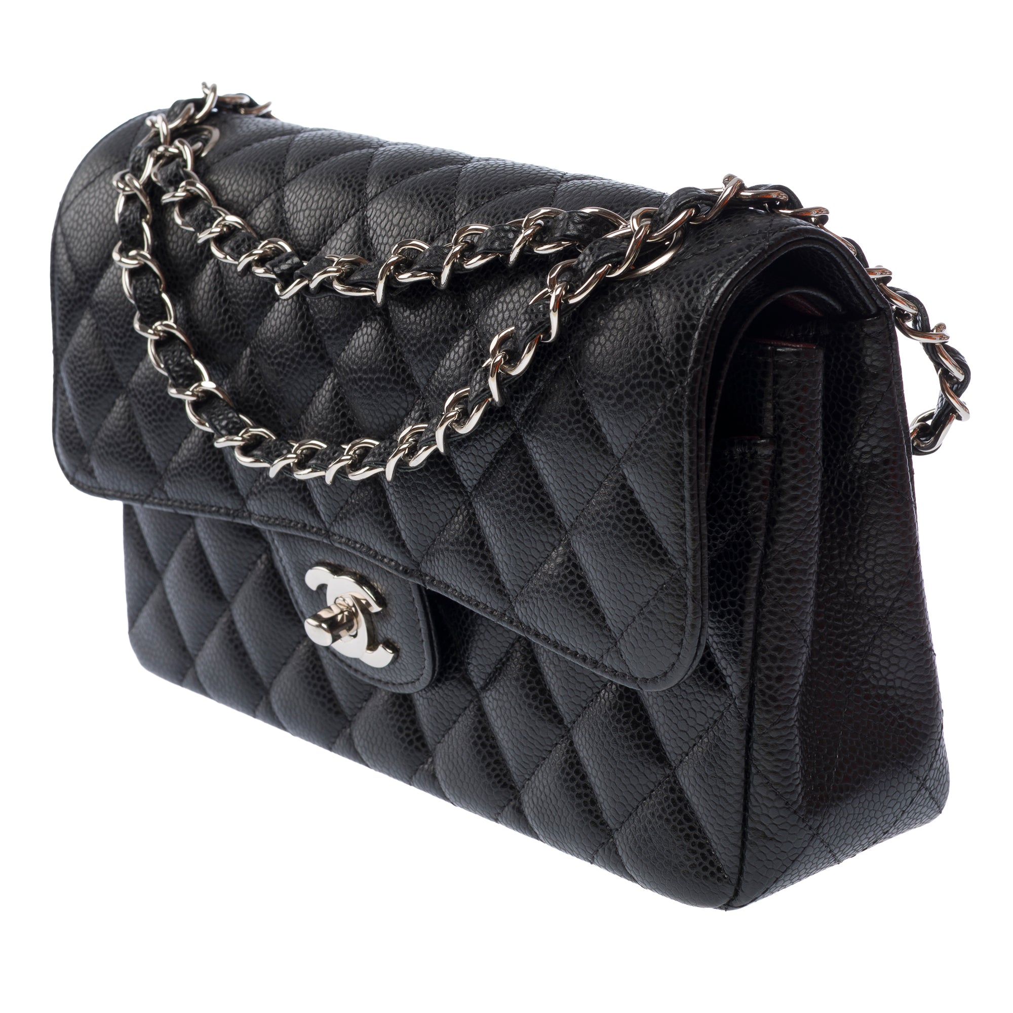 Sac CHANEL Timeless/Classique en Cuir Noir - 103555